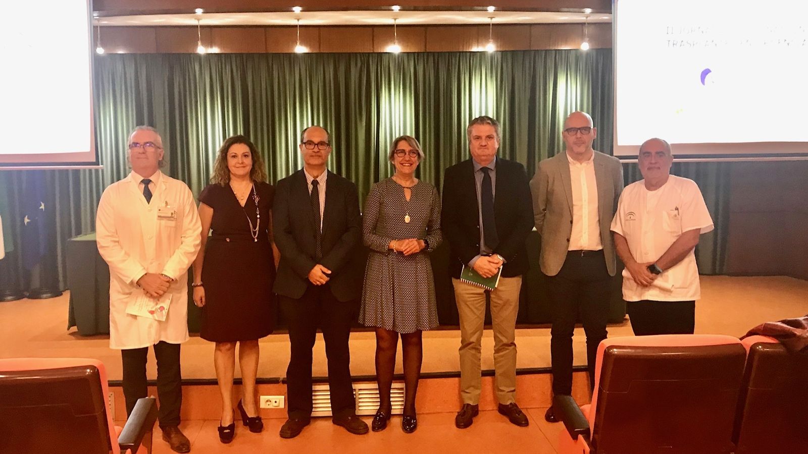 Inauguración de las jornadas en el Hospital Universitario Torrecárdenas