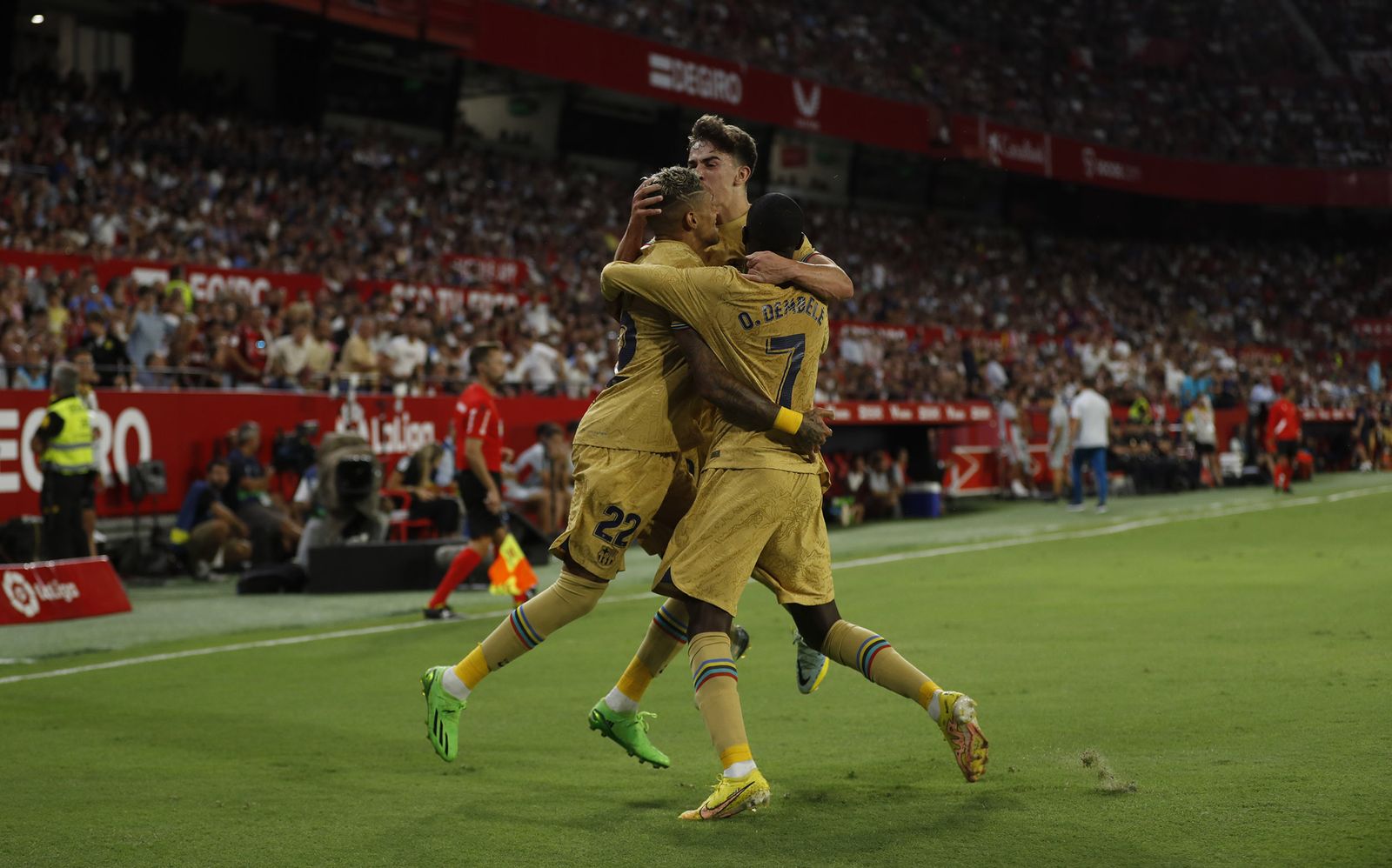 Las imágenes del Sevilla-Barcelona