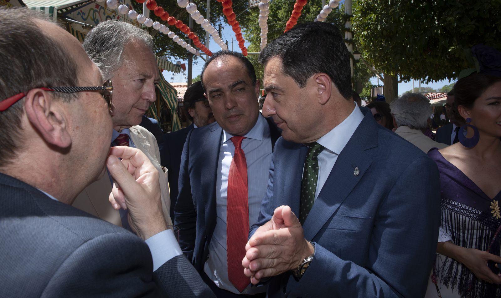 Las imágenes de la recepción en la caseta de Endesa