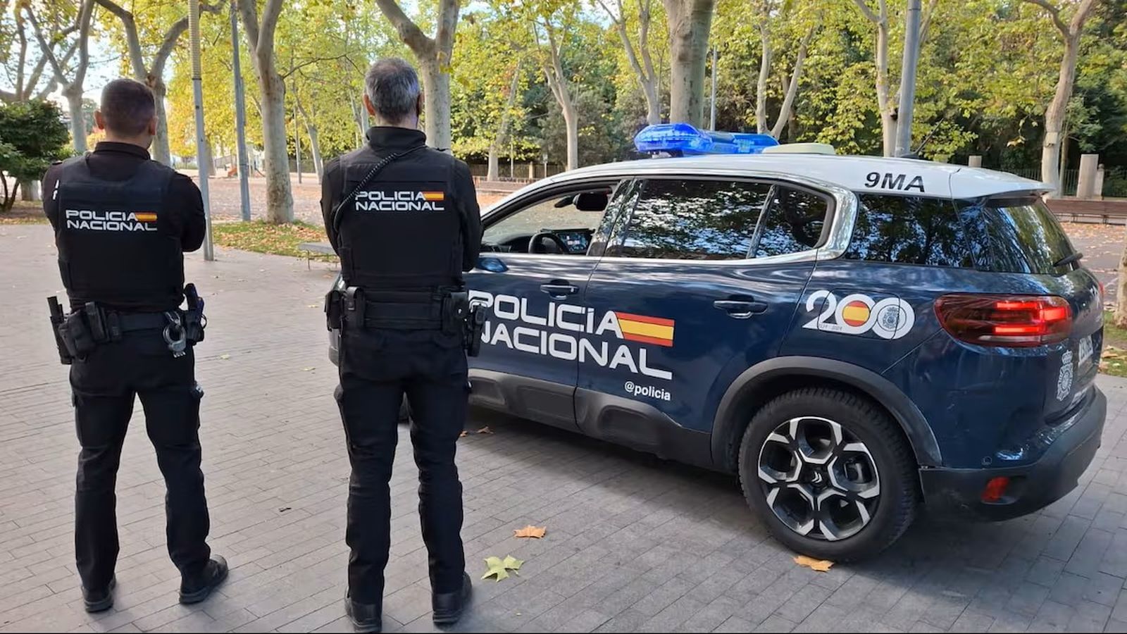 Una imagen de archivo de la Policía Nacional en Badajoz.