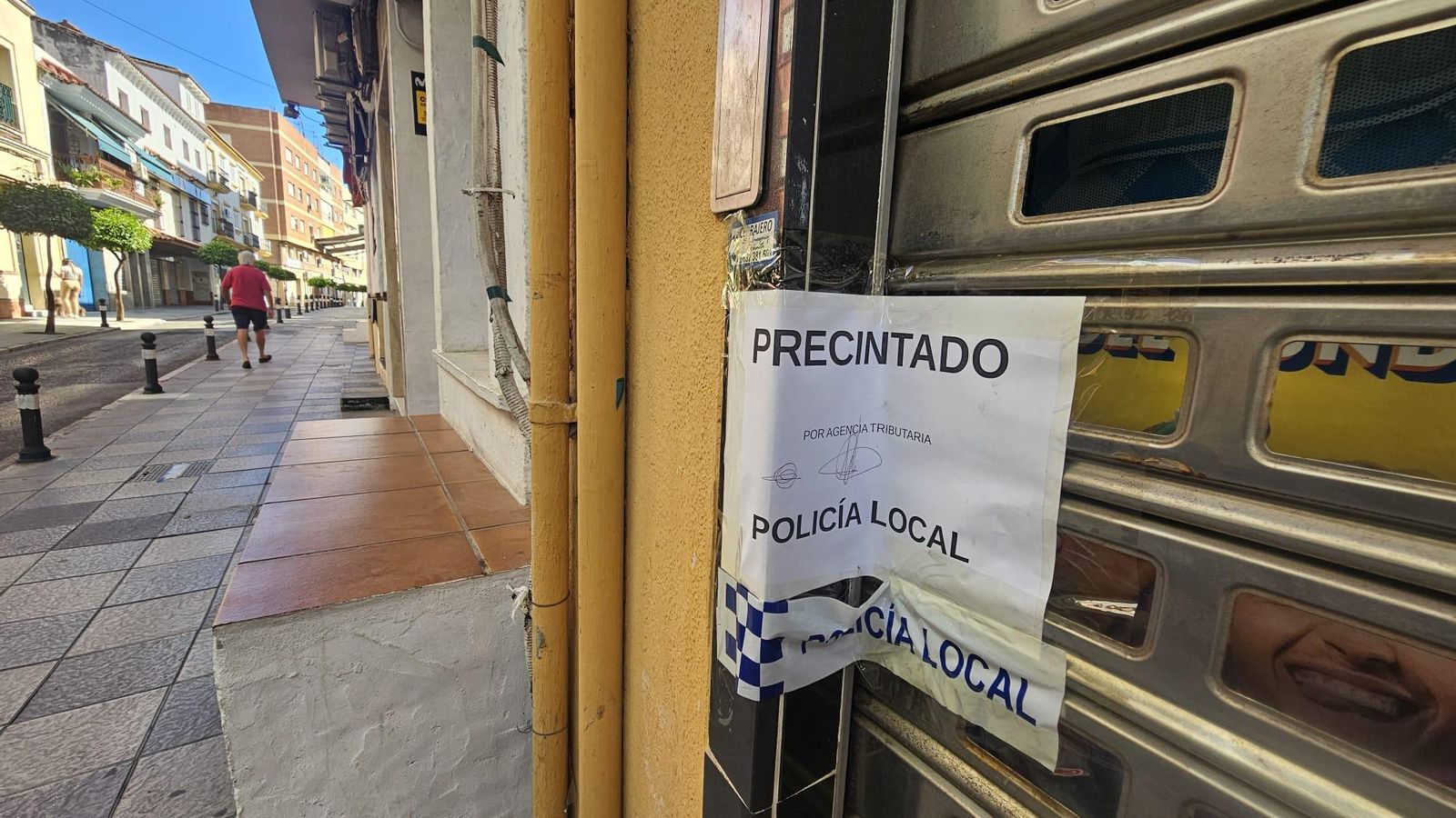 Detalle del precinto.