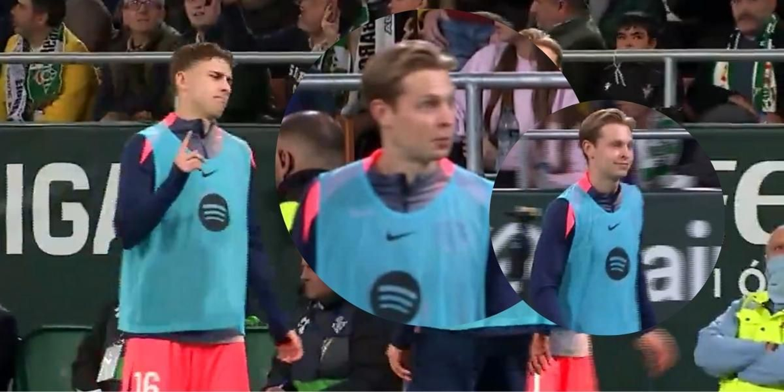 Los jugadores del Barcelona alucinan con el penalti pitado en contra del Betis