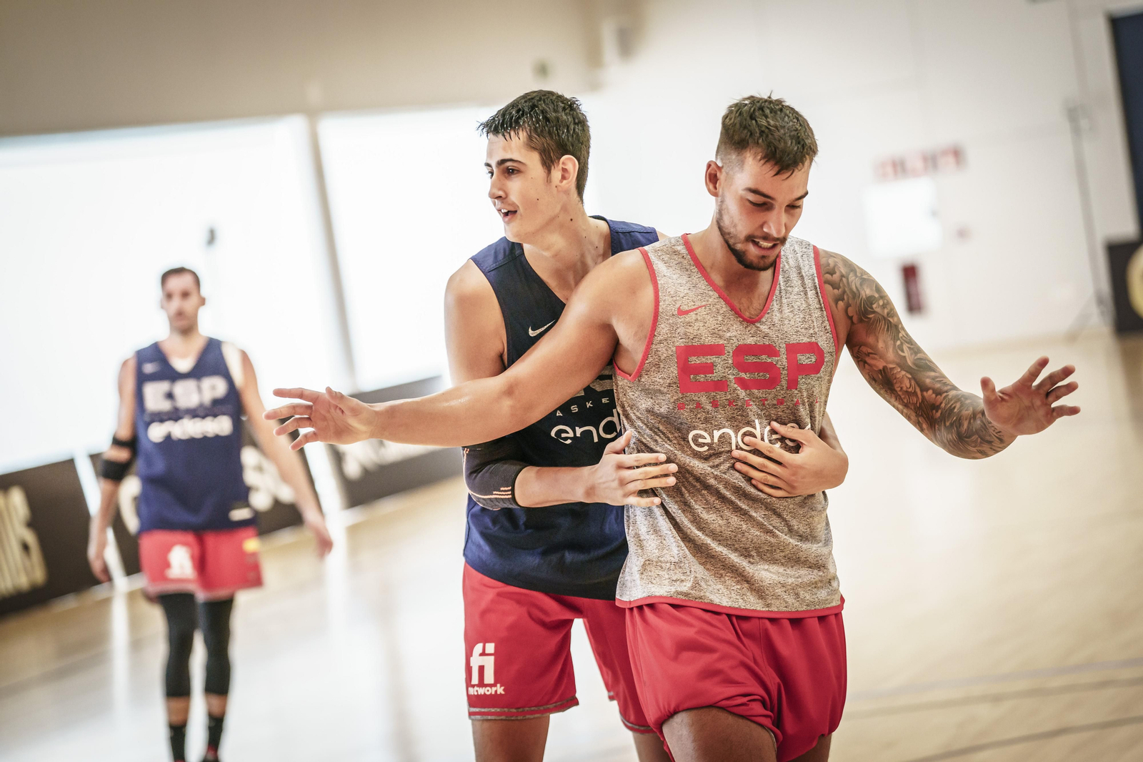Sesión de la selección española en The Embassy