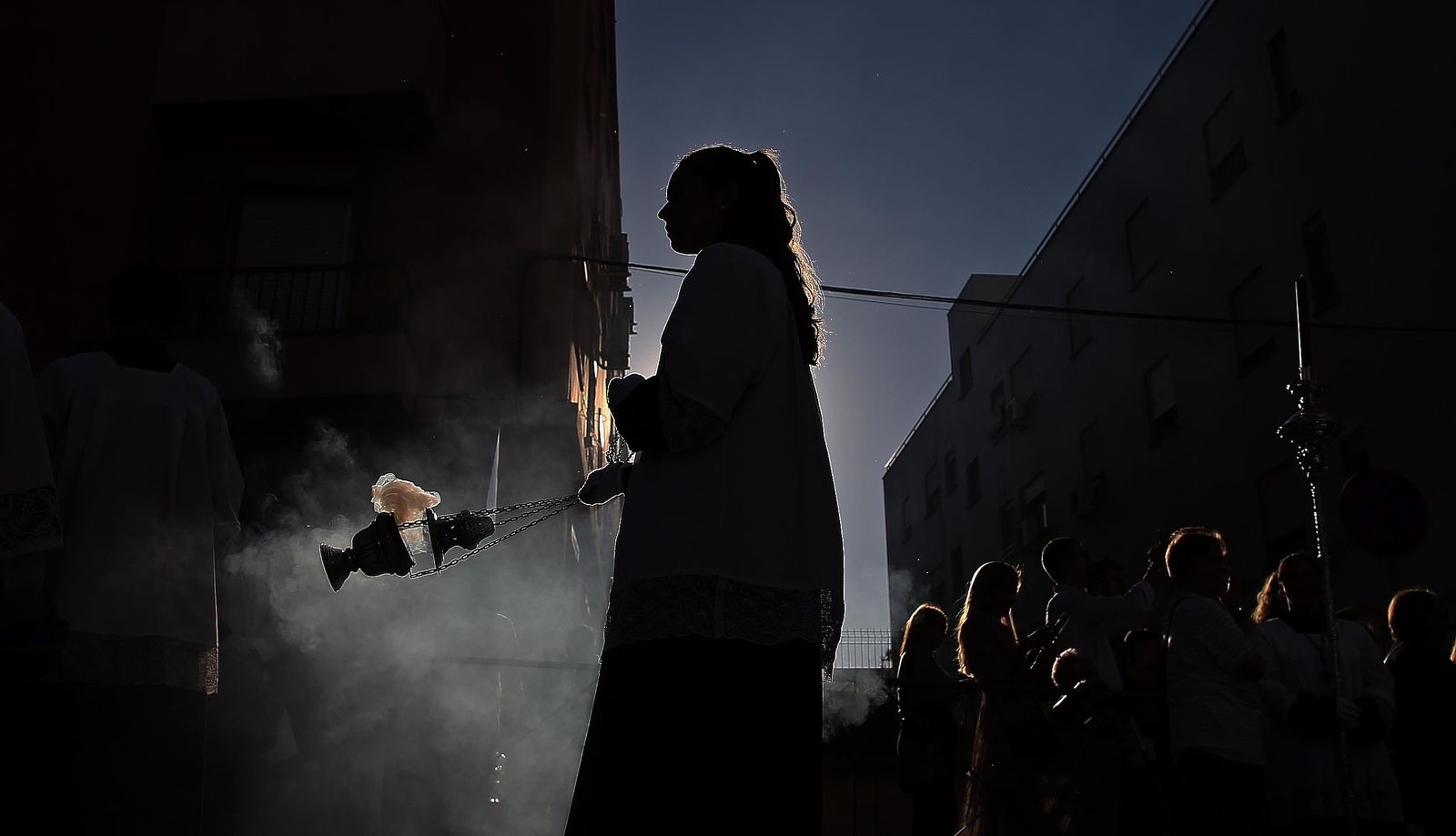 Fotos del Domingo de Ramos en Algeciras: Borriquita y Oración en el Huerto