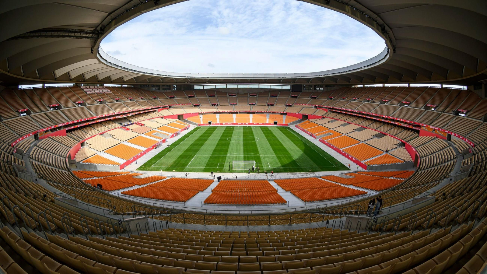 El Estadio de la Cartuja, antes de disputarse la final de la Copa del Rey