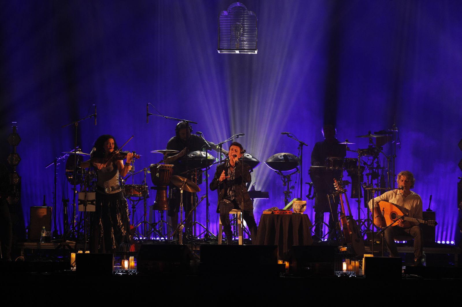 Manolo García, en su concierto acústico.