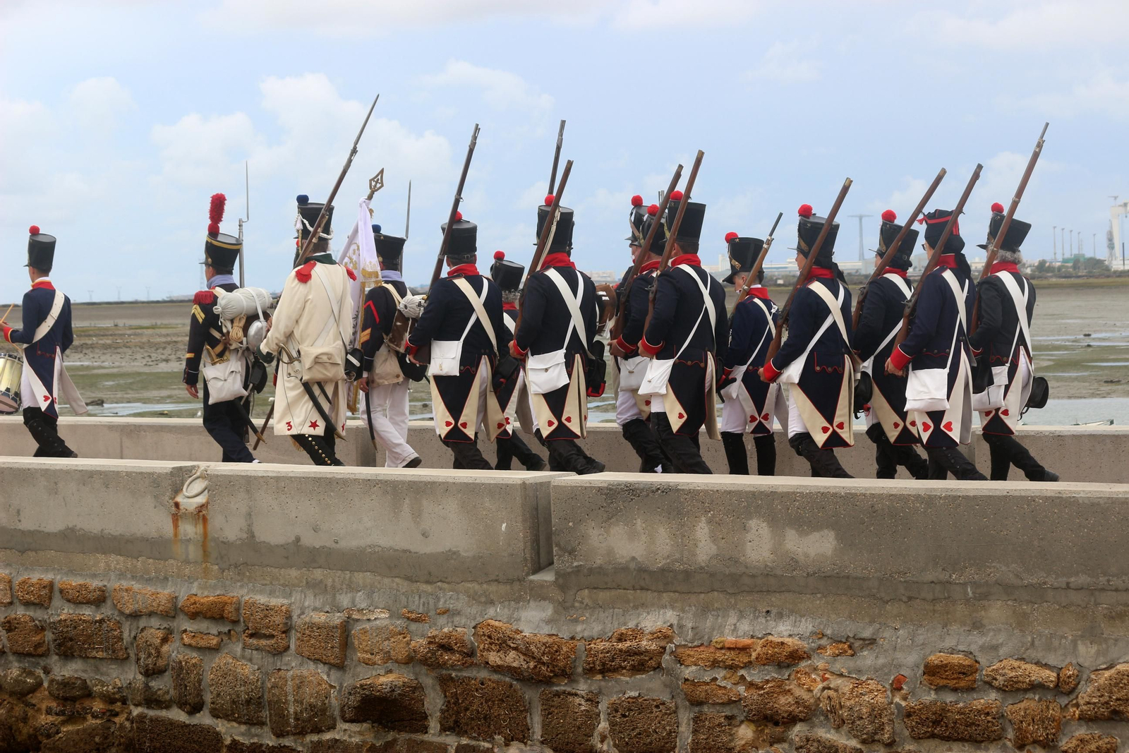 Las imágenes del desfile de tropas de la Batalla del Trocadero