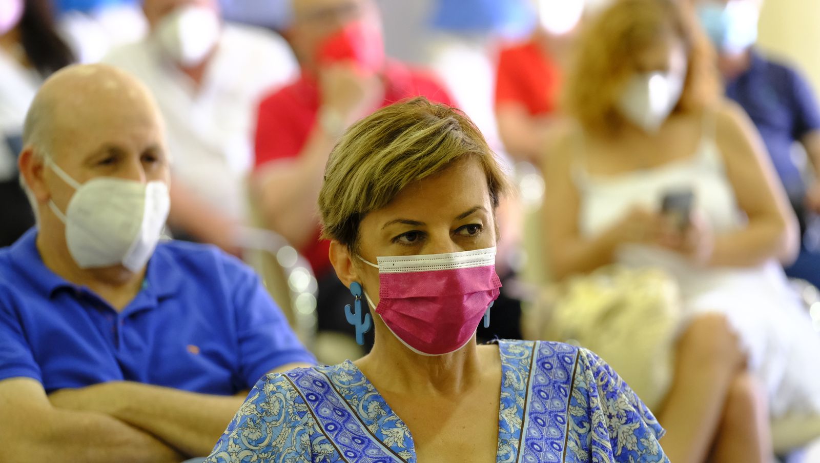 Juan Espadas, candidato a las primarias del PSOE, en Alhama y Bentarique. Almería