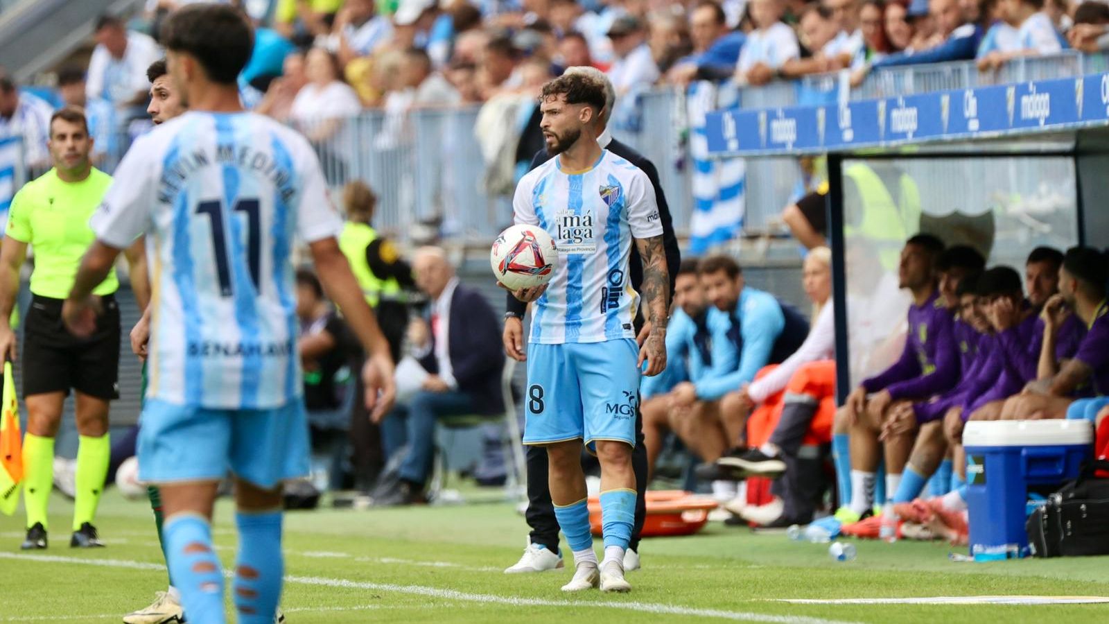 El Málaga CF - Eibar, en fotos