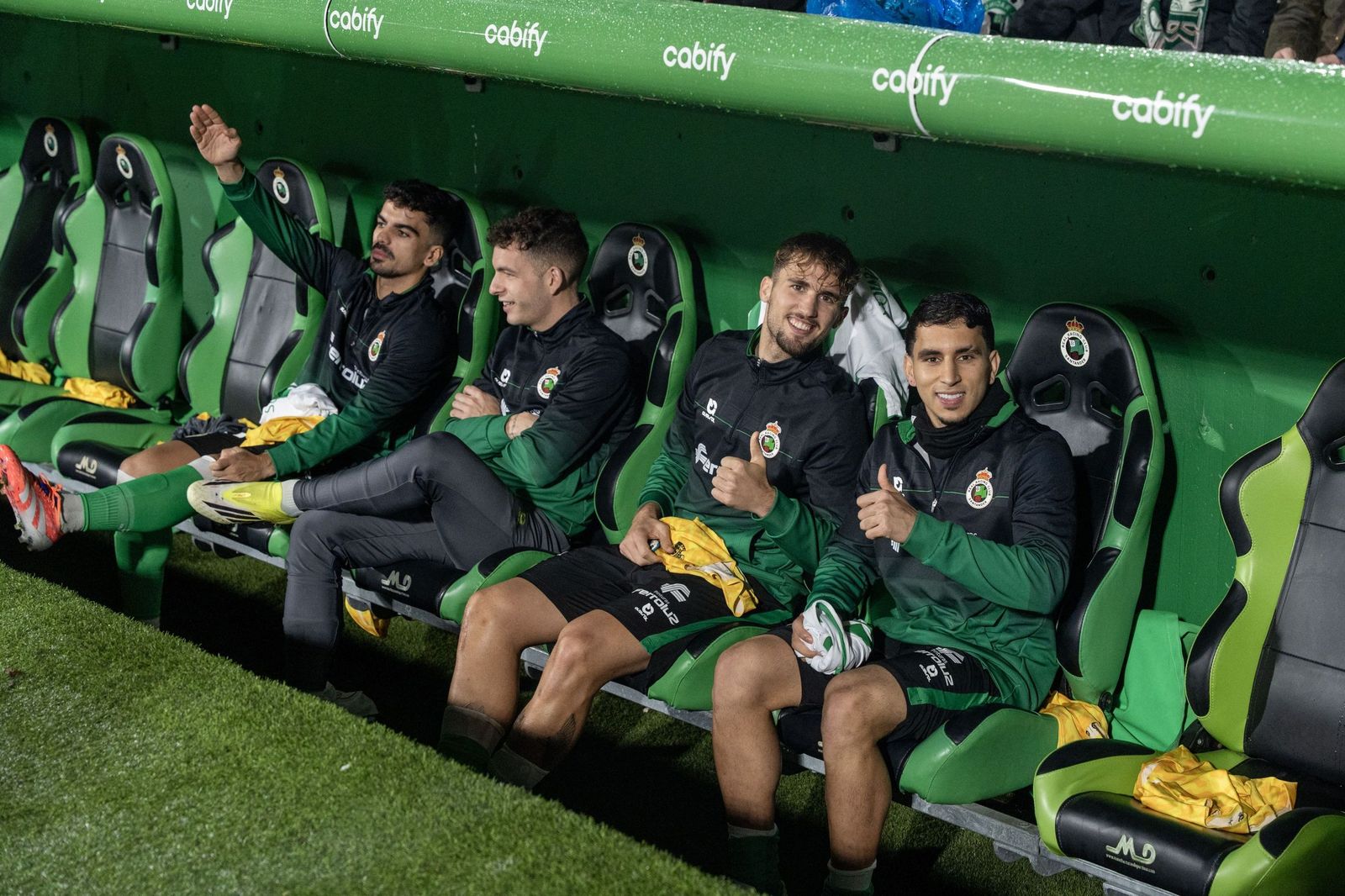 Las fotos del Racing-Barcelona de Copa