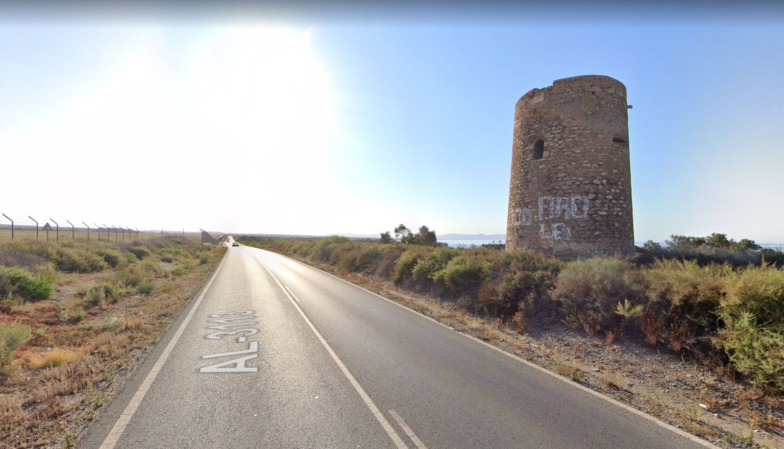 Carretera Al_3113, en la que se ha producido el accidente.