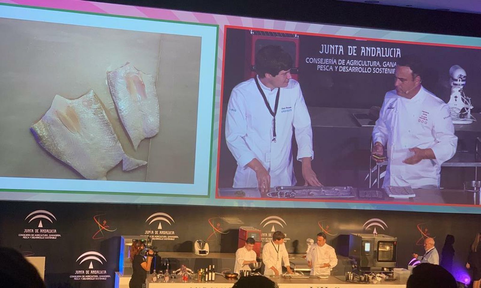 Un momento de la presentación de las novedades de la temporada de Aponiente en Andalucía Sabor.