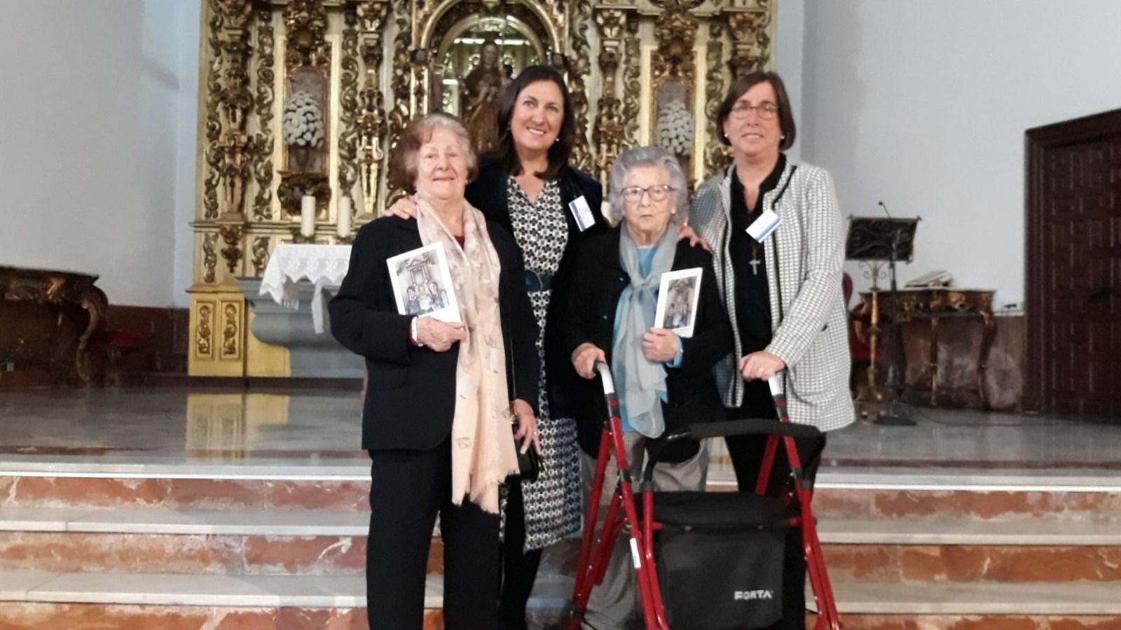 Un momento del emotivo encuentro.