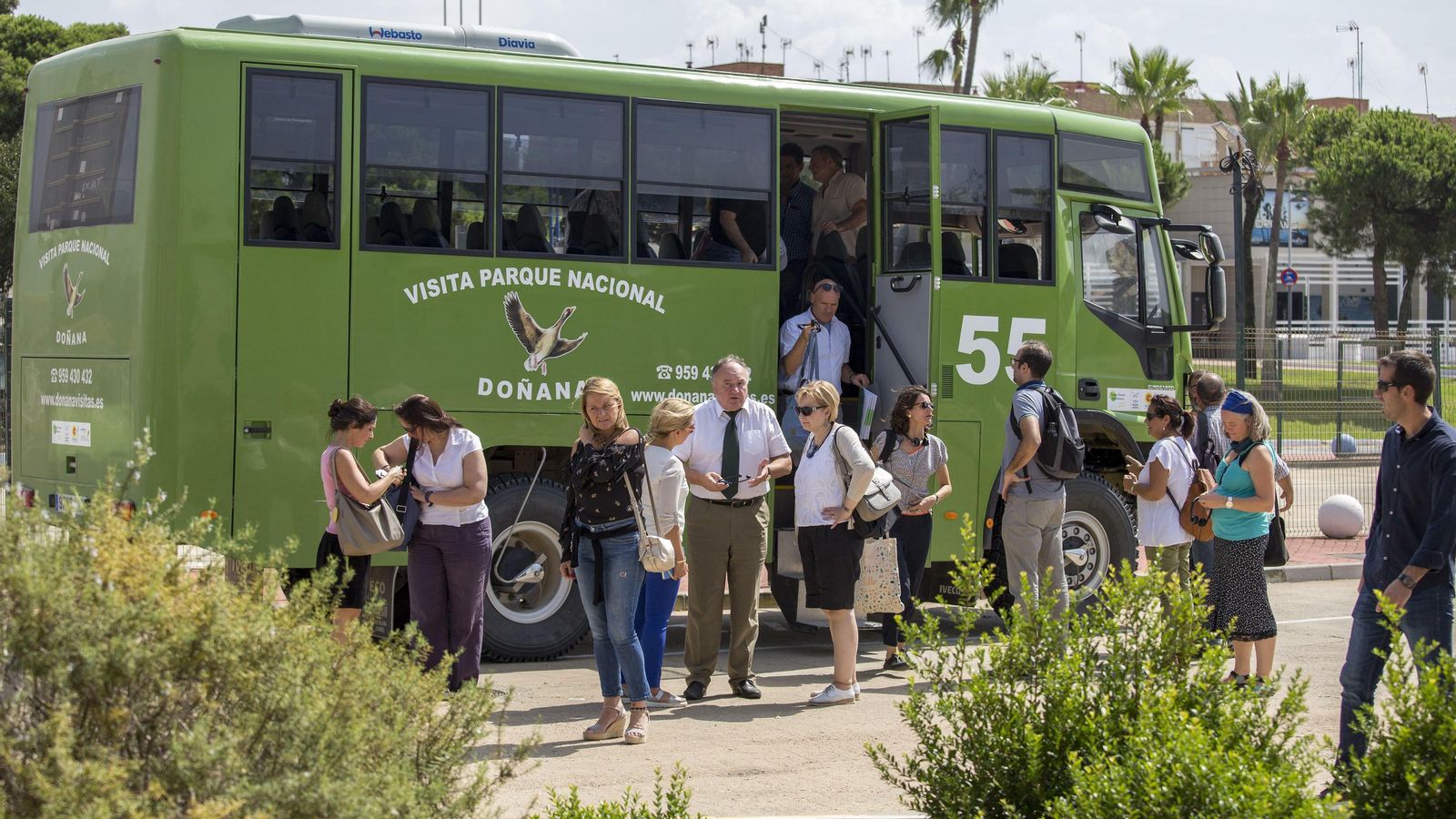 Visita de los eurodiputados a Doñana, el pasado mes de septiembre.