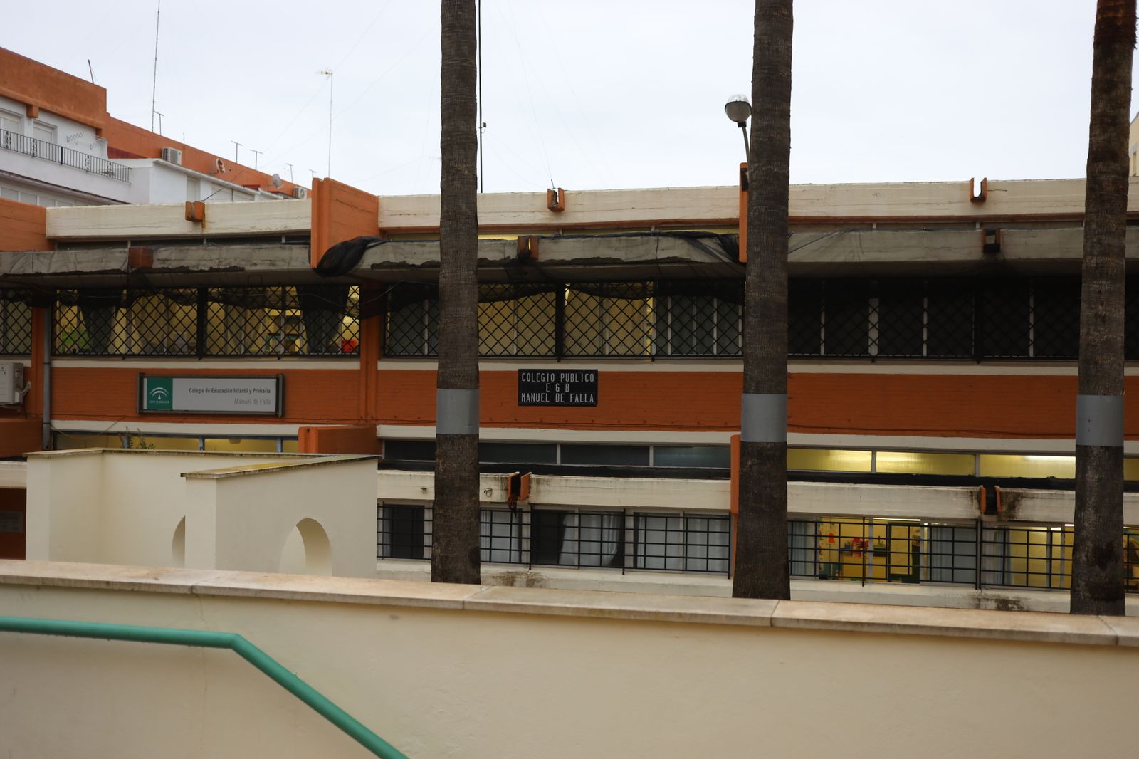 El colegio Manuel de Falla de San Fernando.