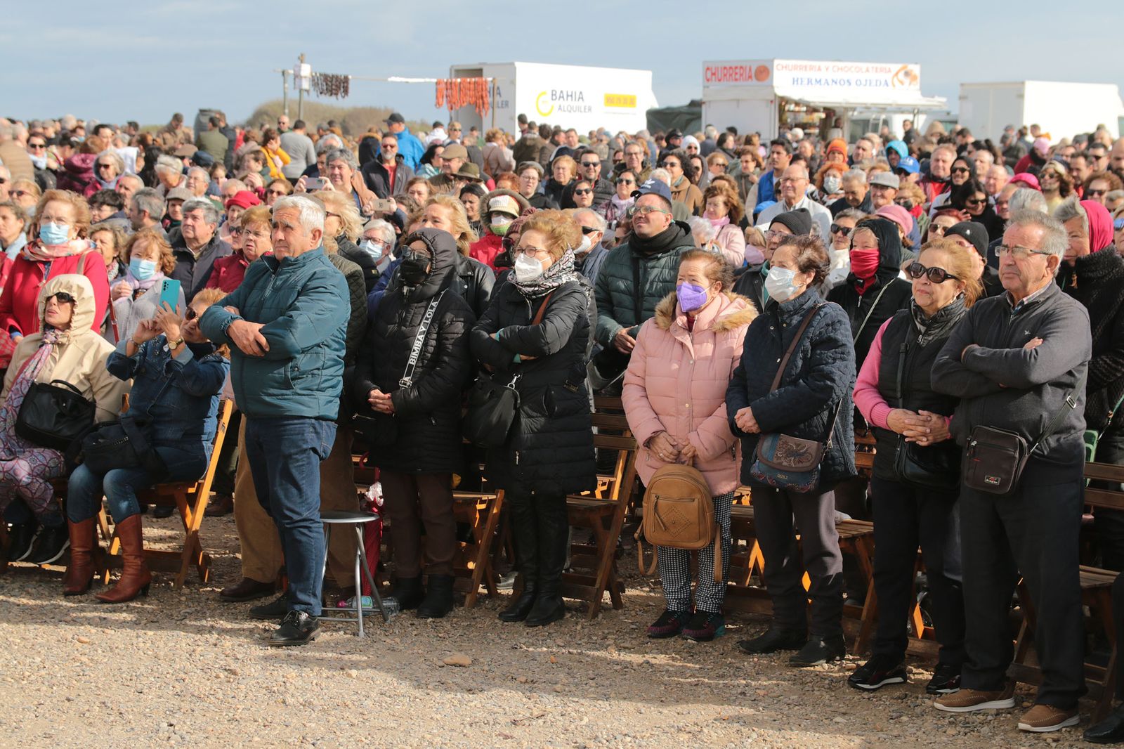 Miles de almerienses acuden a Torregarcía en la Romería de la Virgen del Mar