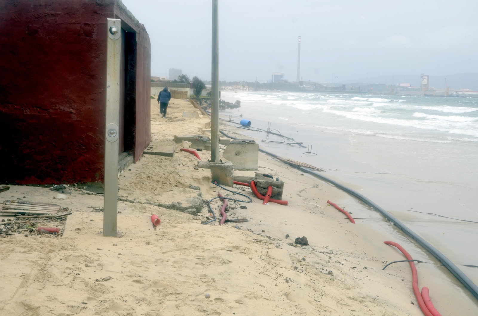Imágenes de los efectos del temporal en El Rinconcillo