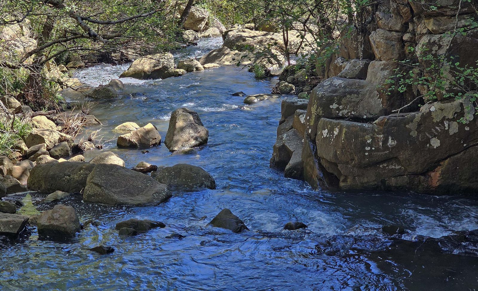 Fotos del río de la Miel tras las borrascas de marzo