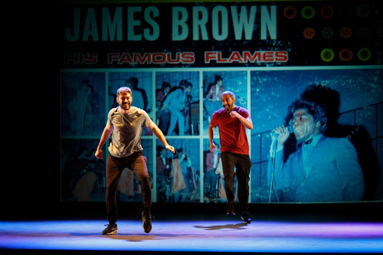 Guille Vidal-Ribas y Javier Casado, durante un momento de 'Transmission' ayer en el Falla.