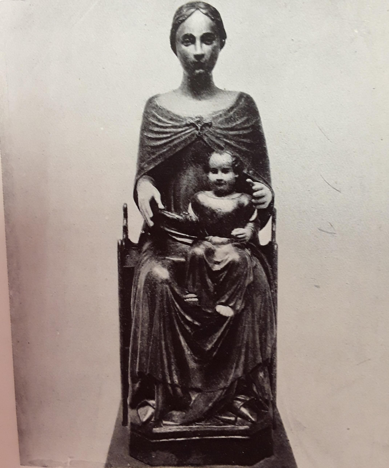 Representación de la Virgen de la Merced.