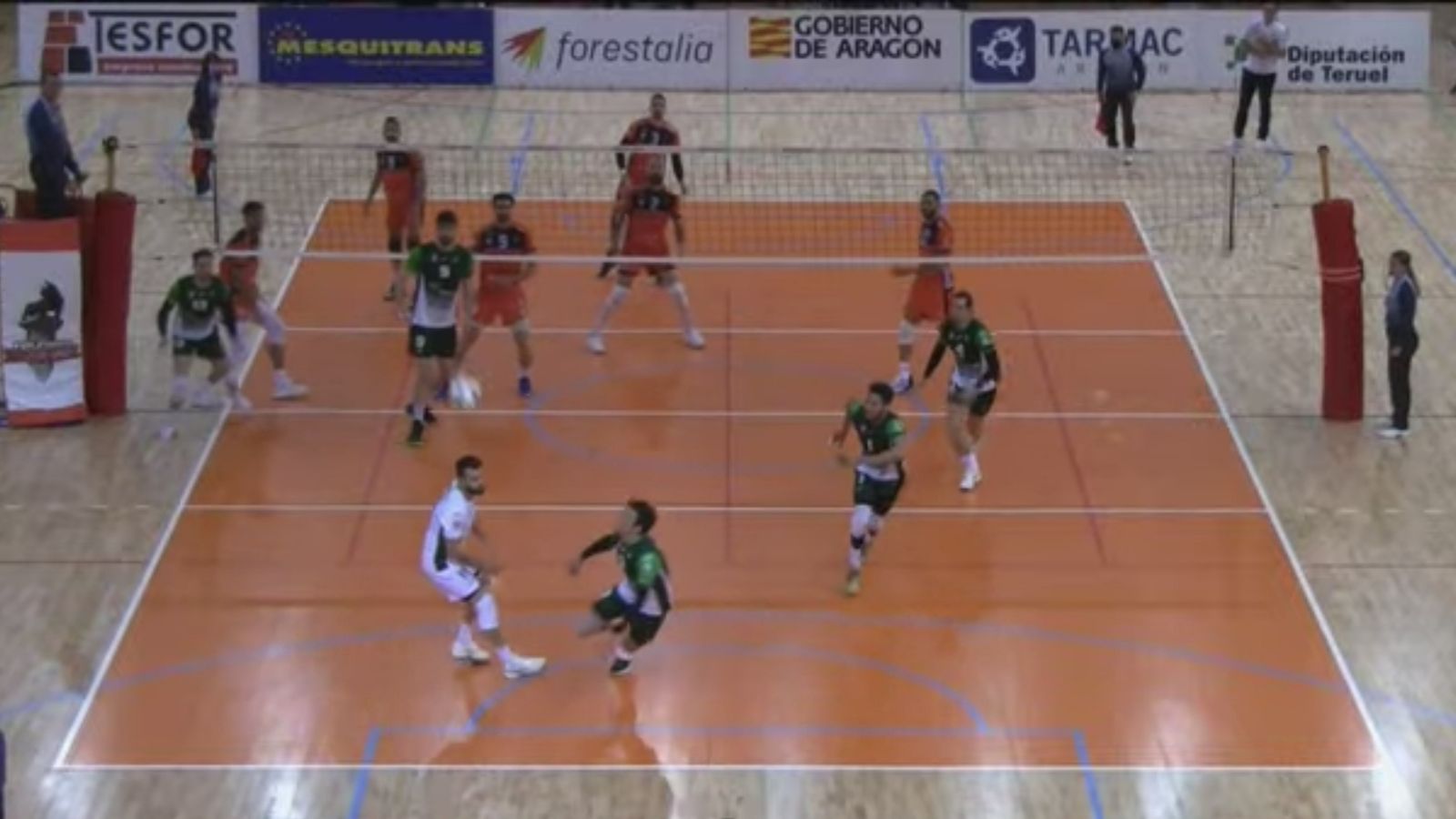 Imagen del partido en Los Planos.