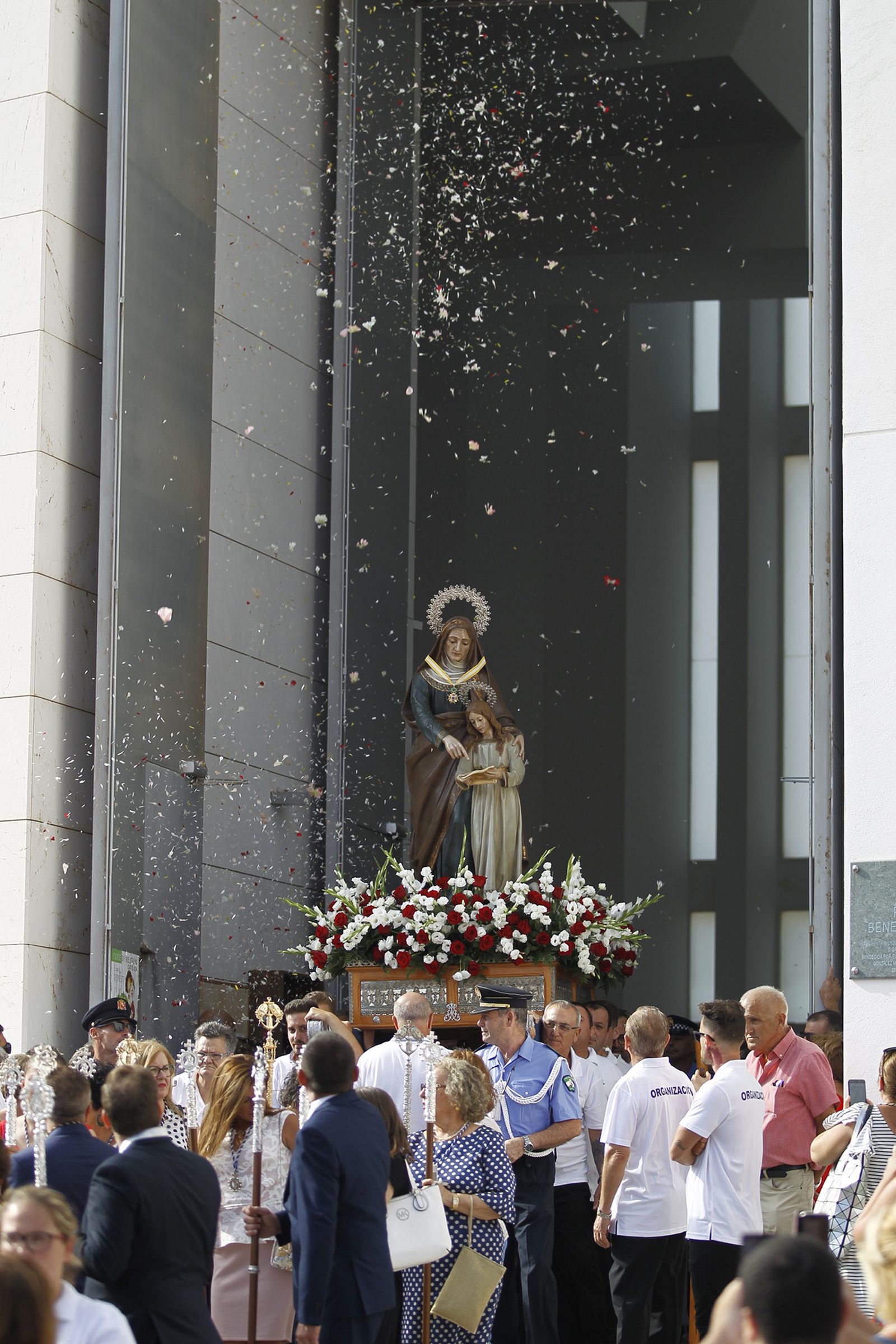 Fotogalería cucaña y procesión Fiestas Santa Ana Roquetas de Mar