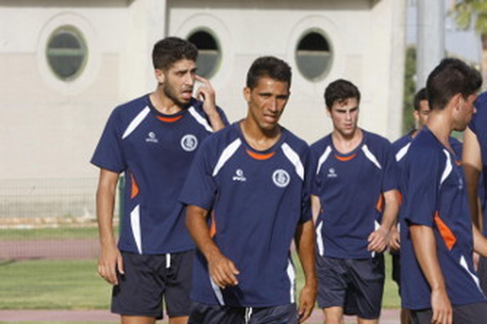 Biri, en el primer entrenamiento de la pretemporada/Pascual