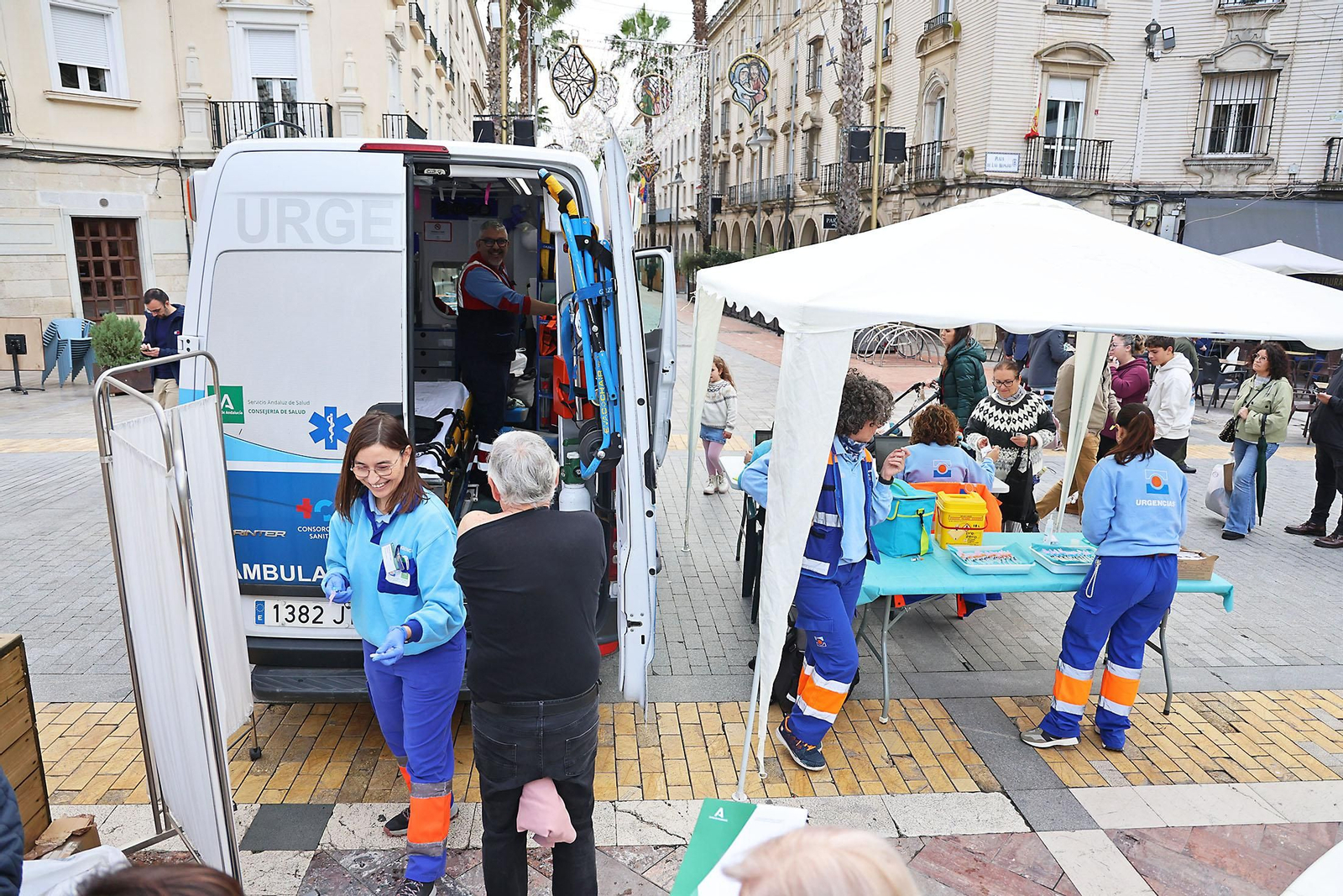 Imágenes de la jornada de vacunación sin cita frente a la gripe y el Covid-19