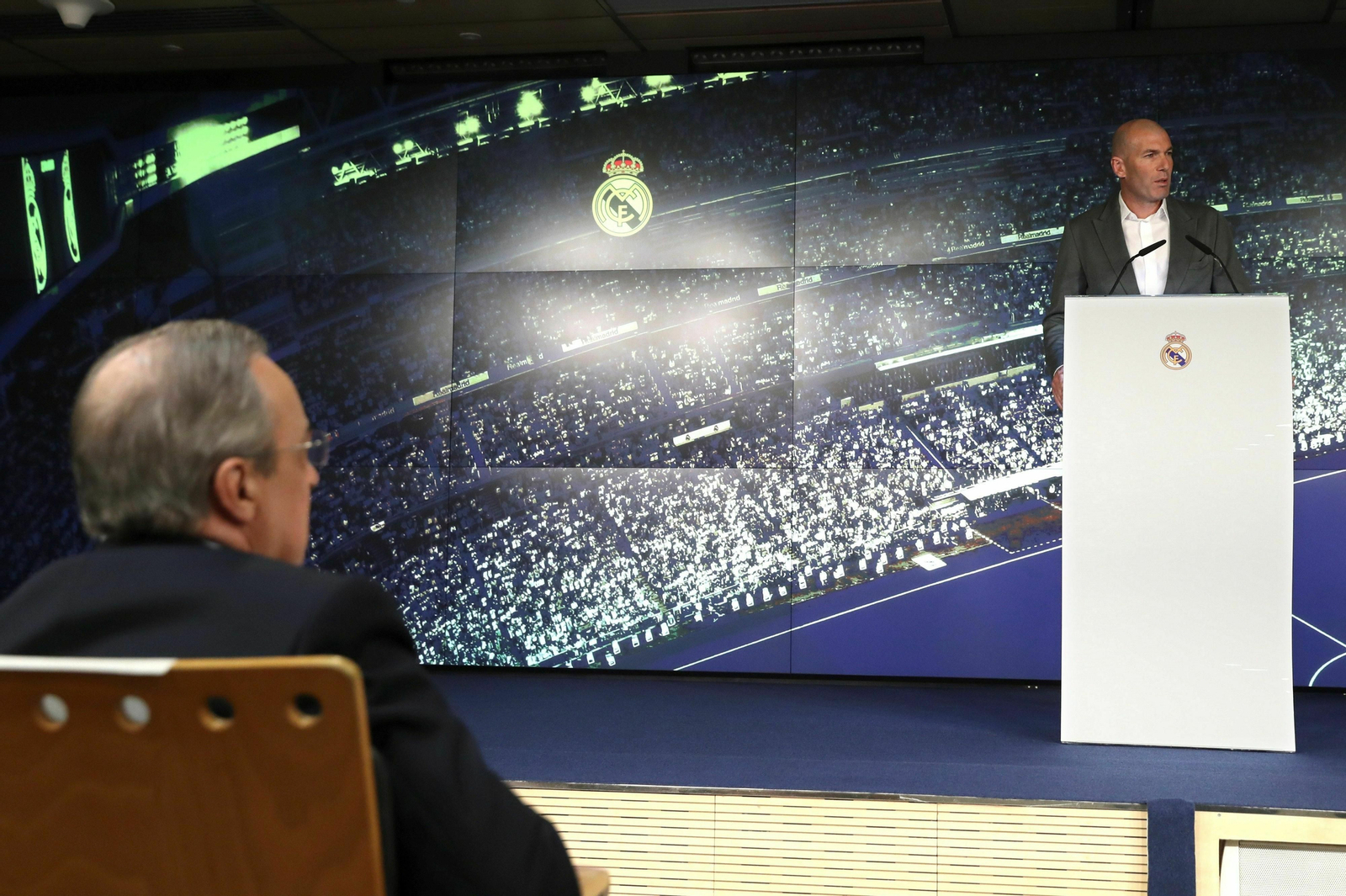 Las imágenes de la presentación de Zinedine Zidane