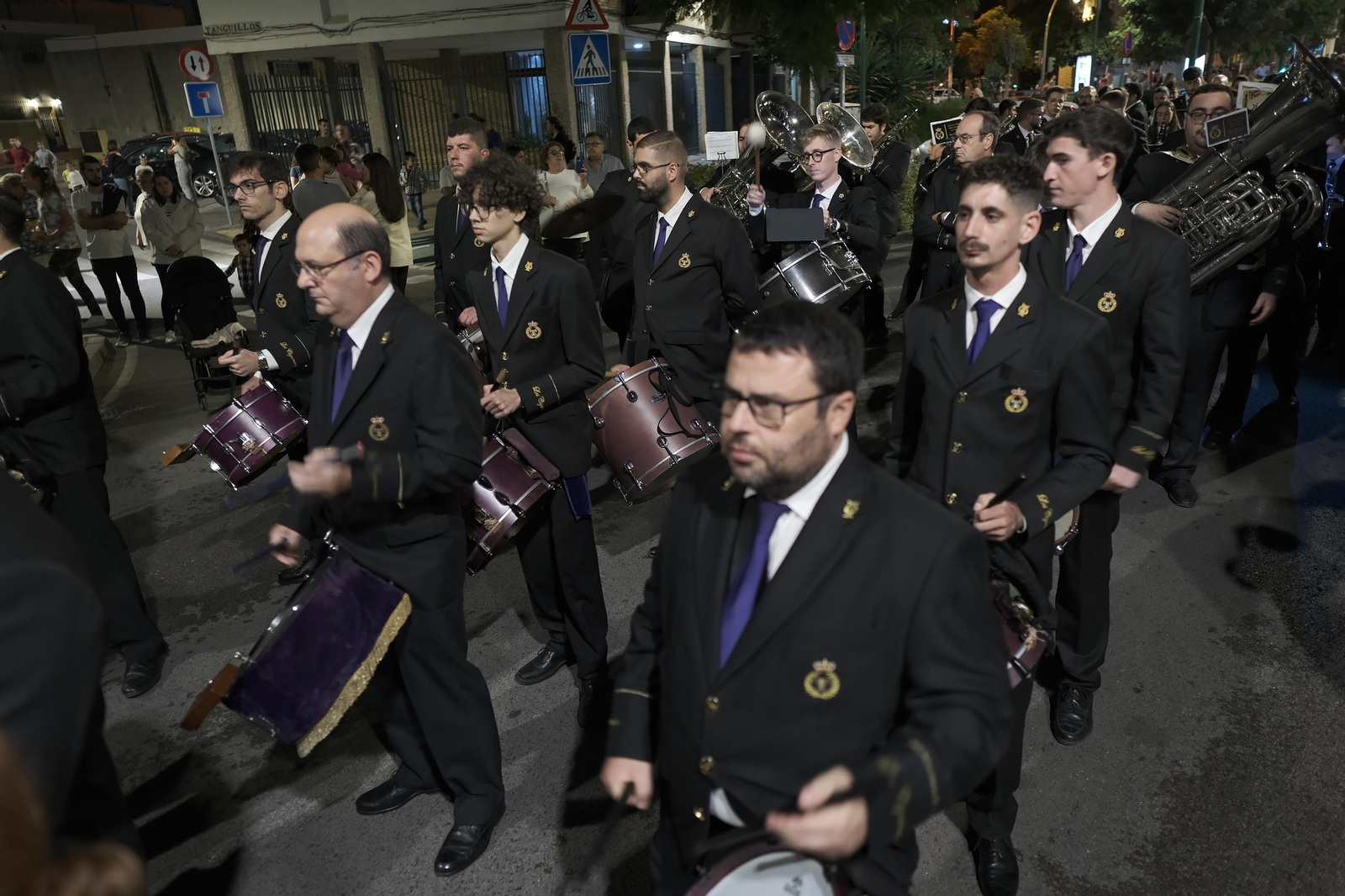 Las imágenes del rosario vespertino de la Virgen del Rosario de San Pablo