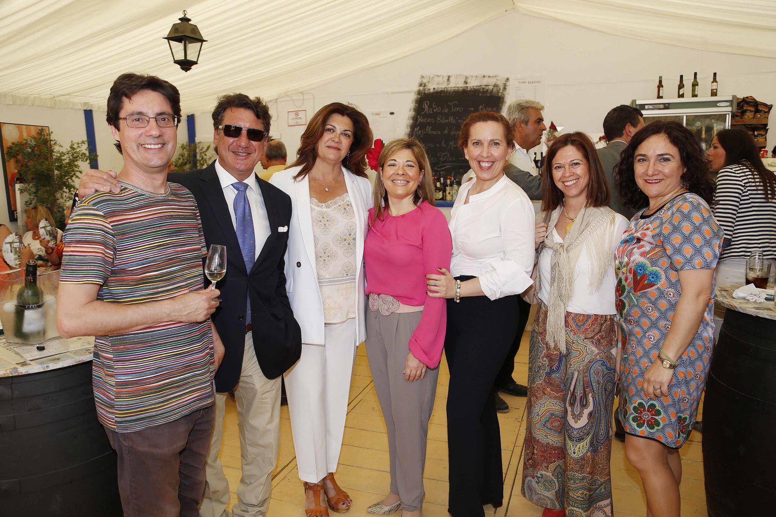 Fernando Taboada, Manuel Pascual, Dolores Barroso, Isabel Rueda, Concepción Moreno, Margarita Parrilla y Eva Mota.