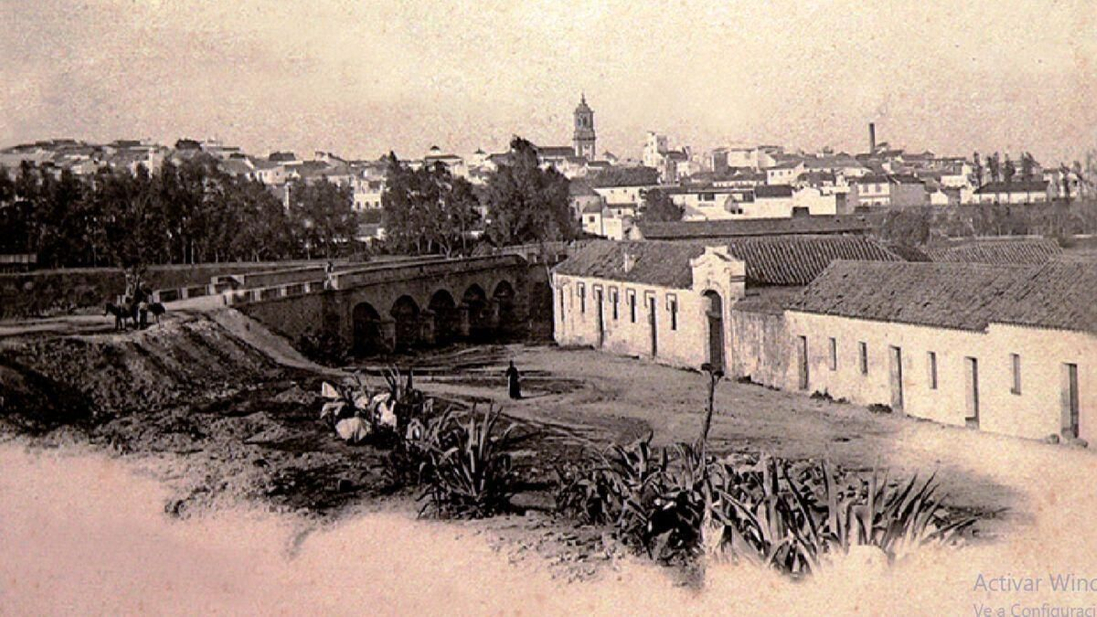 El Puente del Matadero a finales del siglo XIX.