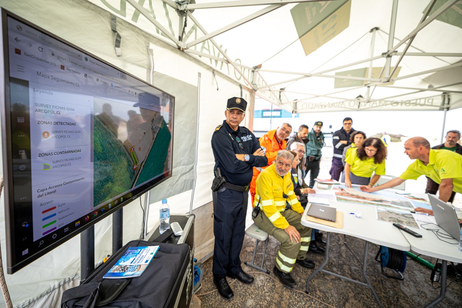 Imágenes del simulacro marítimo en en El Puerto