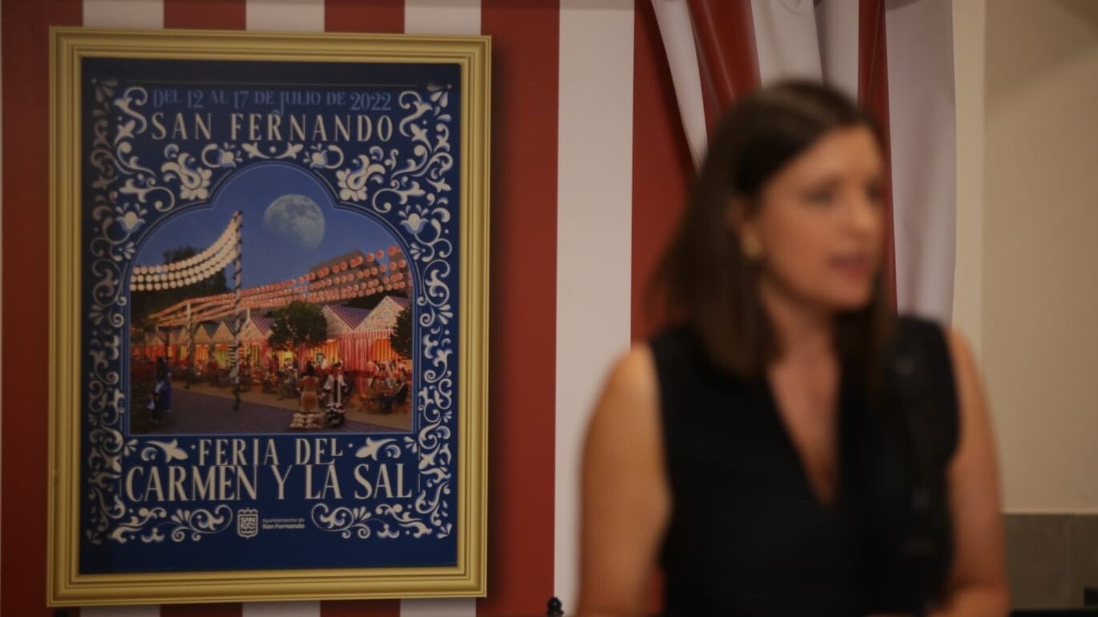 El cartel de la Feria del Carmen.