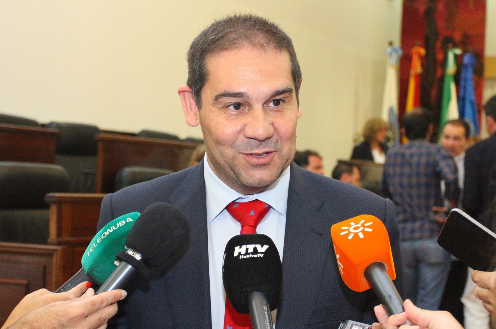 Imagen de José Luis Ramos en el pleno de la Diputación de la semana pasada