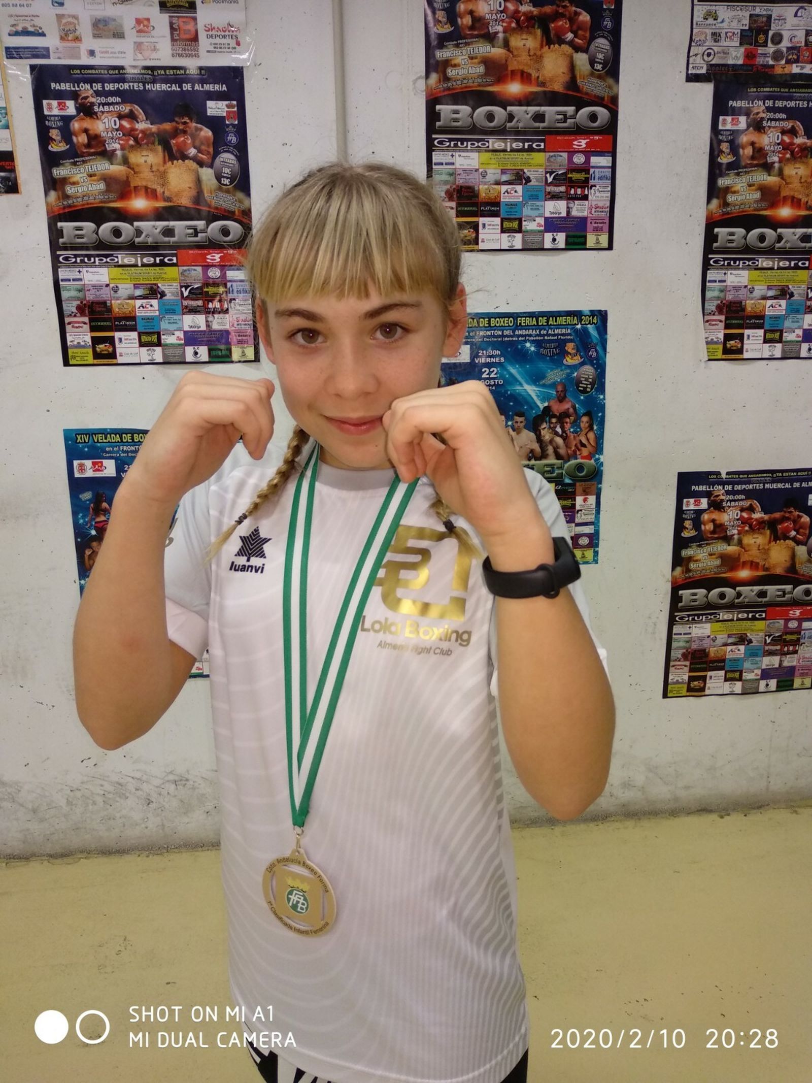 La Volkova, en postura pugilística