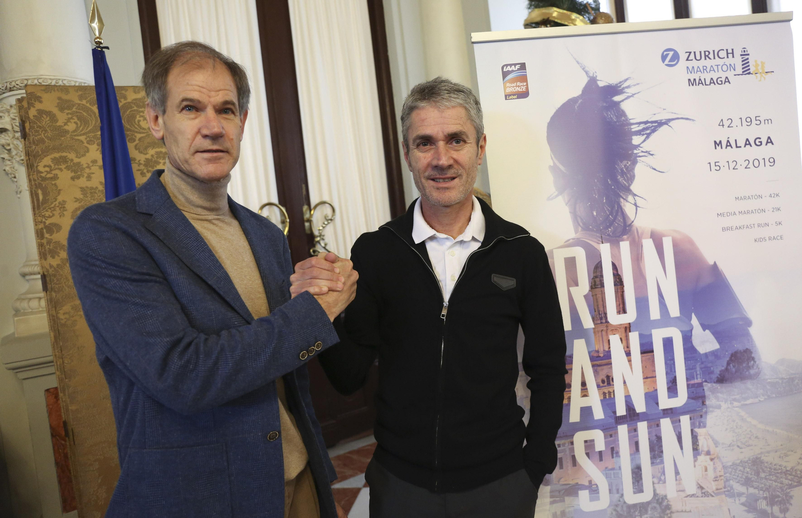 Las fotos de la presentación del maratón de Málaga