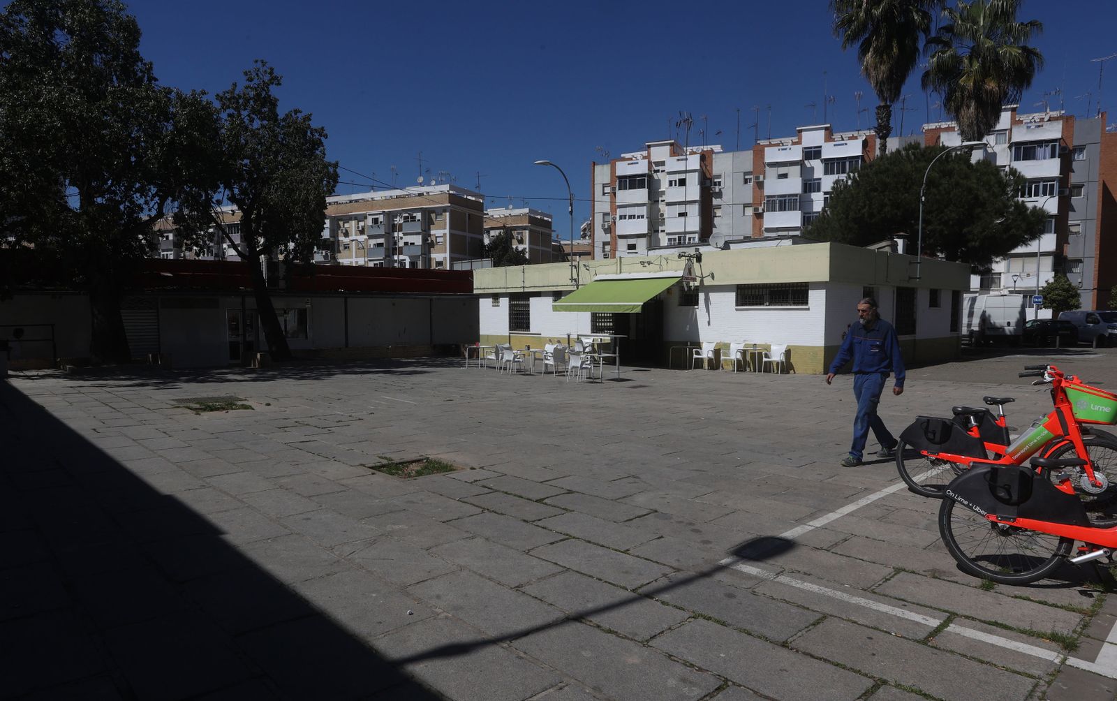 Plaza del Polígono San Pablo que será rotulada Cantores de Híspalis.