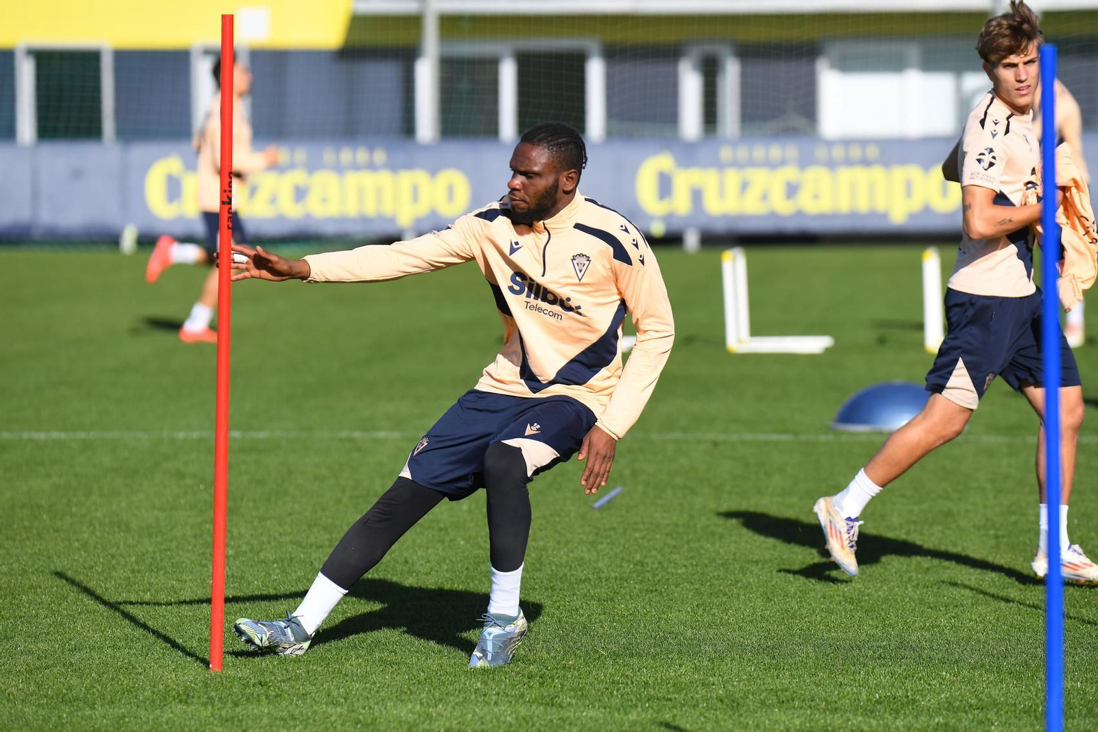 Rominigue Kouamé, en el entreno de este miércoles.