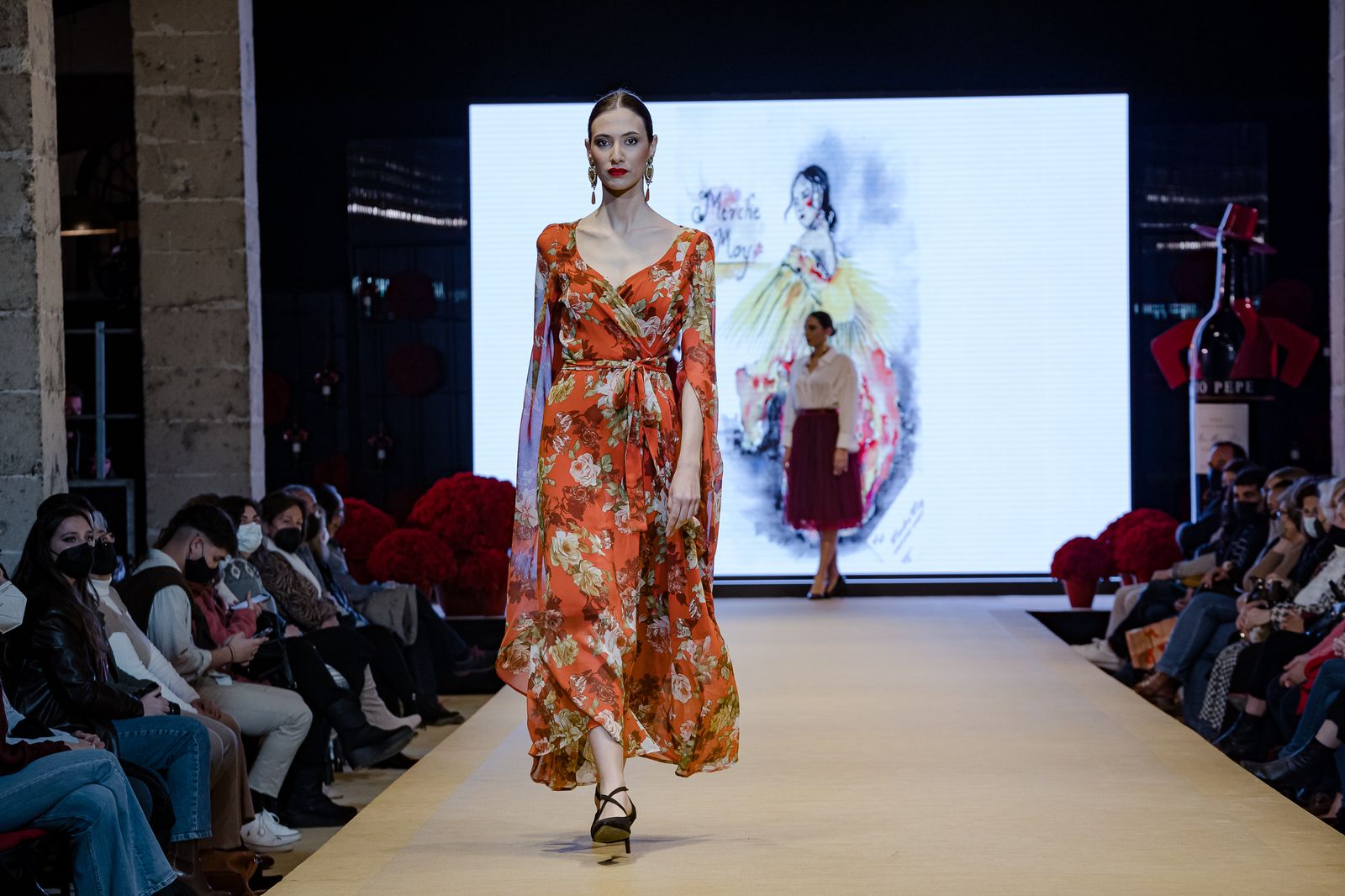 El desfile de Merche Moy en la Pasarela Flamenca de Jerez, todas las fotos