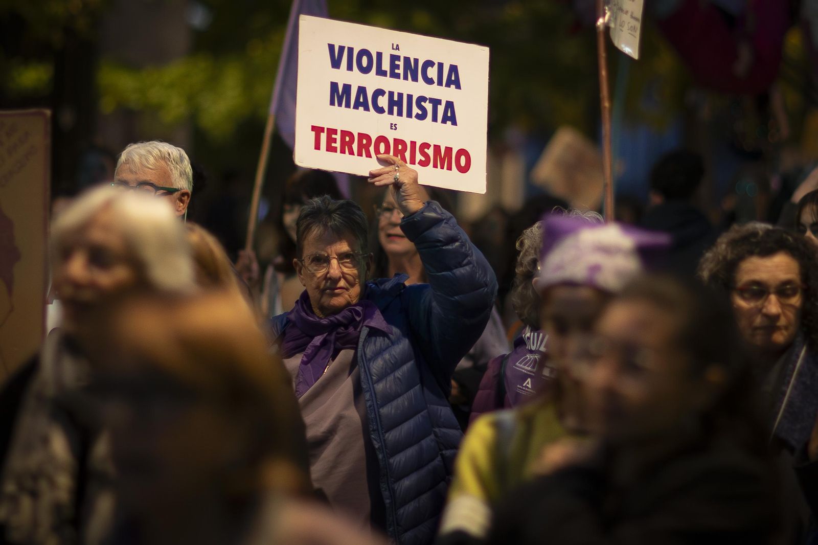 Todas las imágenes de la movilización de Granada contra la violencia machista este 25N