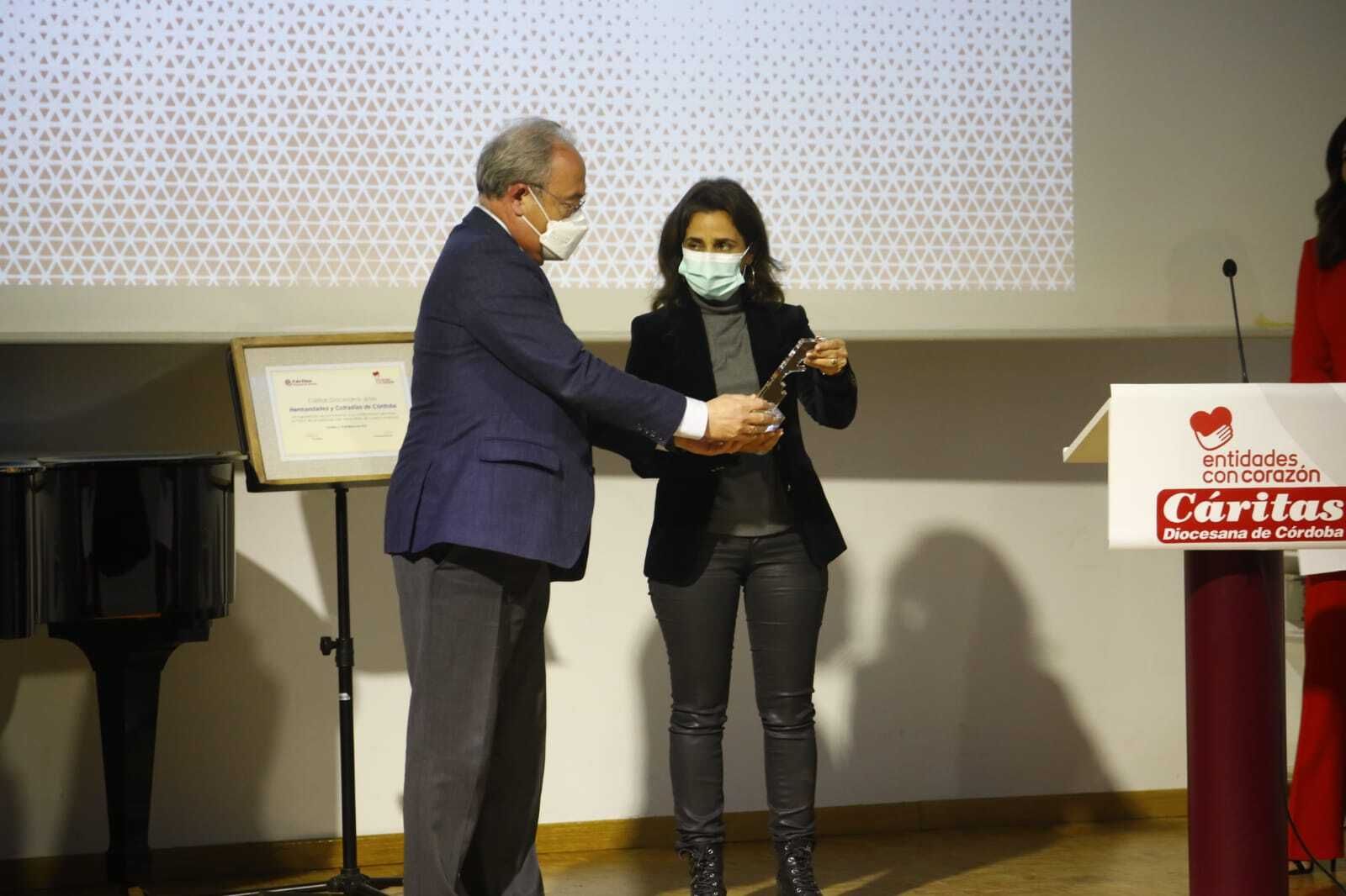 Cáritas premia la labor solidaria de cinco empresas de Córdoba, en imágenes