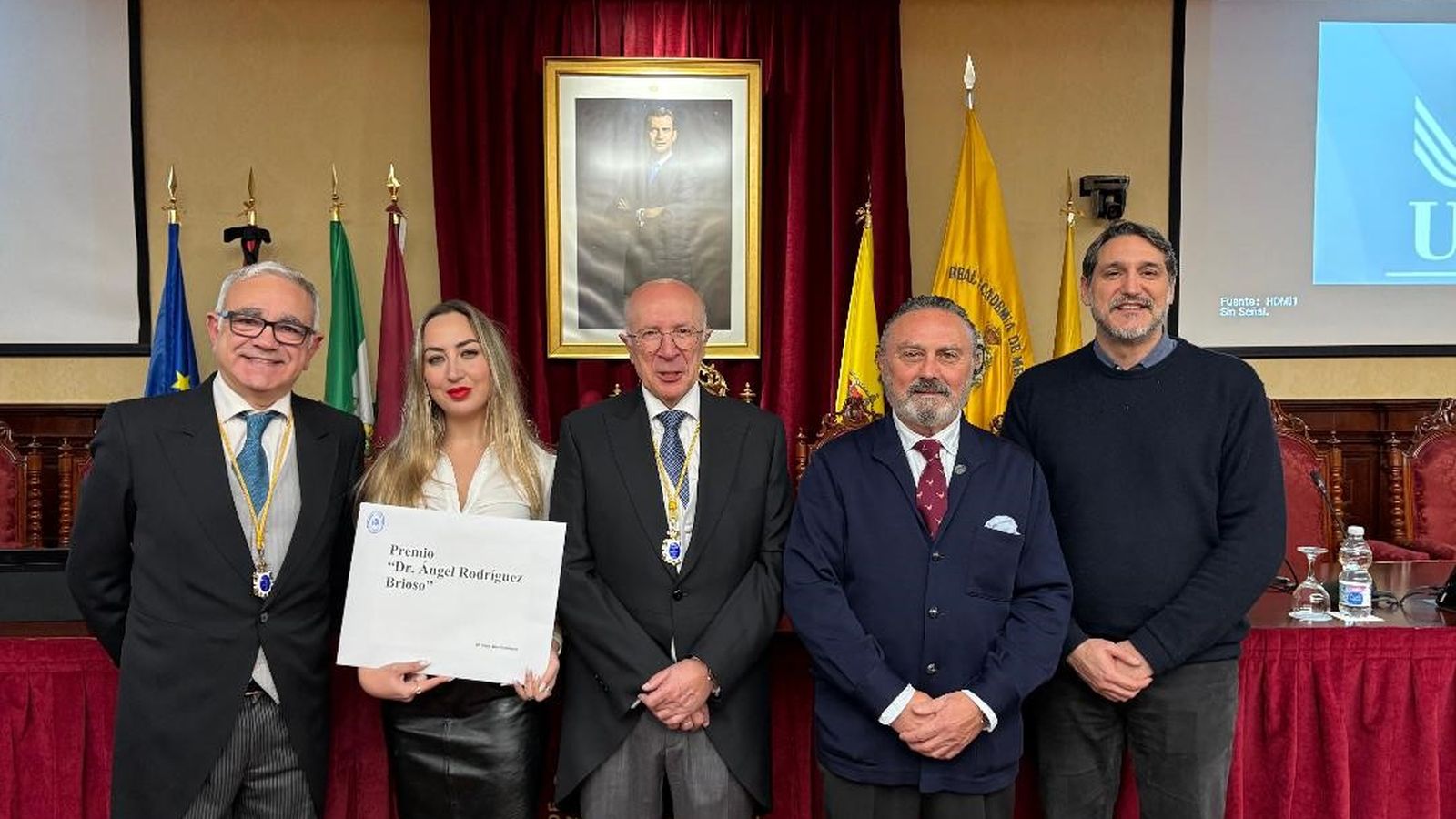Manuel María Romero, María Baus, José Antonio Girón, Ángel Carrero y Daniel Torres.