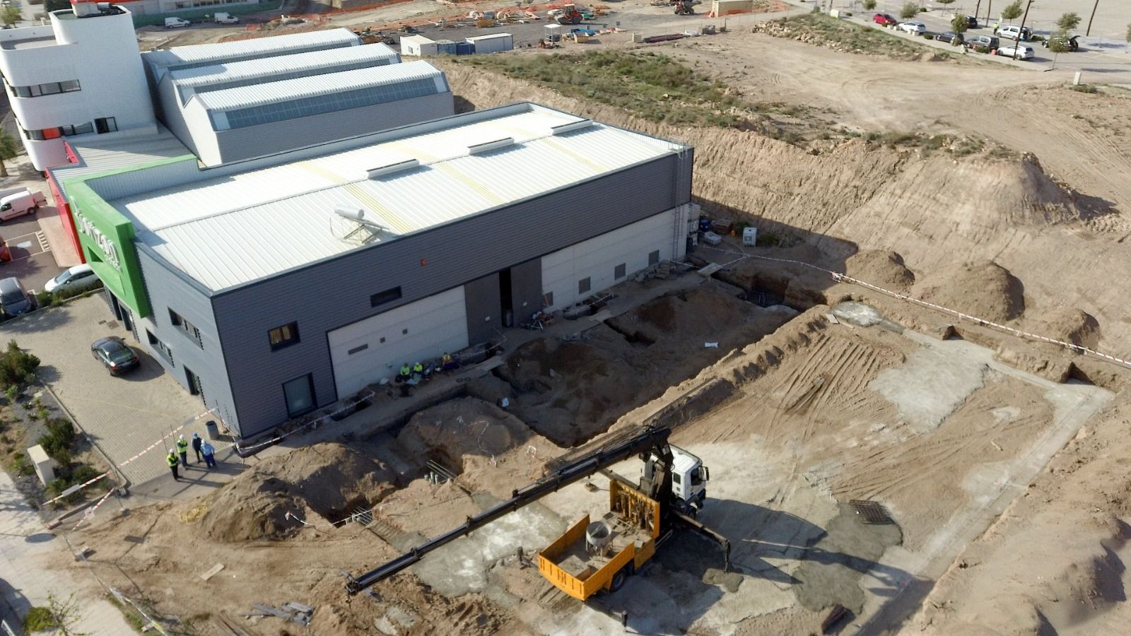 Obras de la ampliación de la sede de Biorizon en el PITA