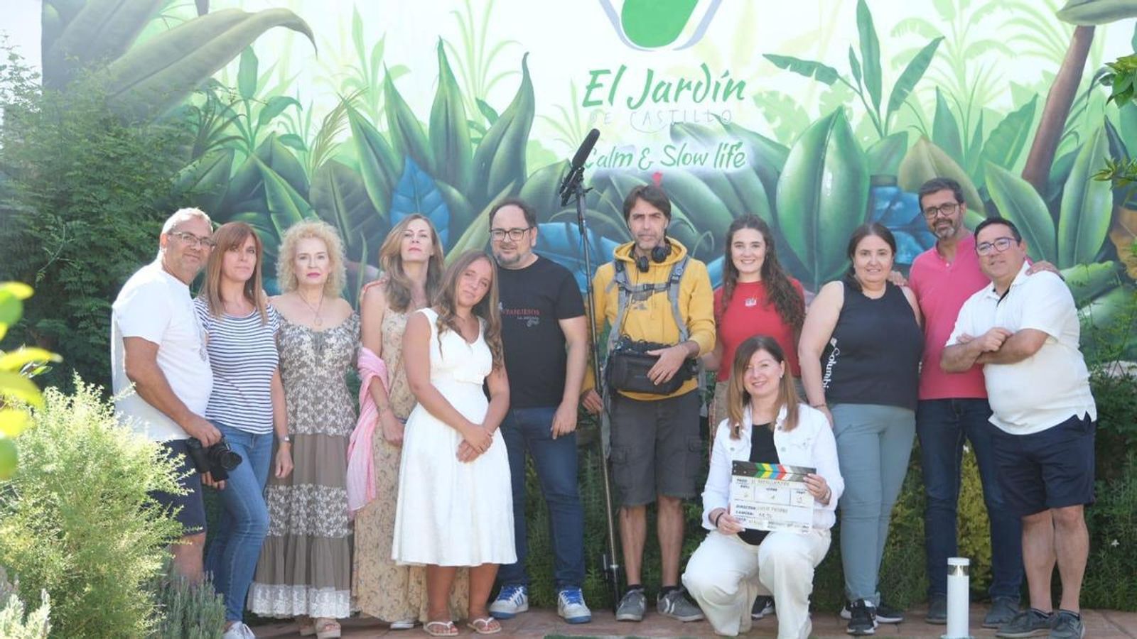 Foto del equipo artístico y técnico 'El reencuentro'