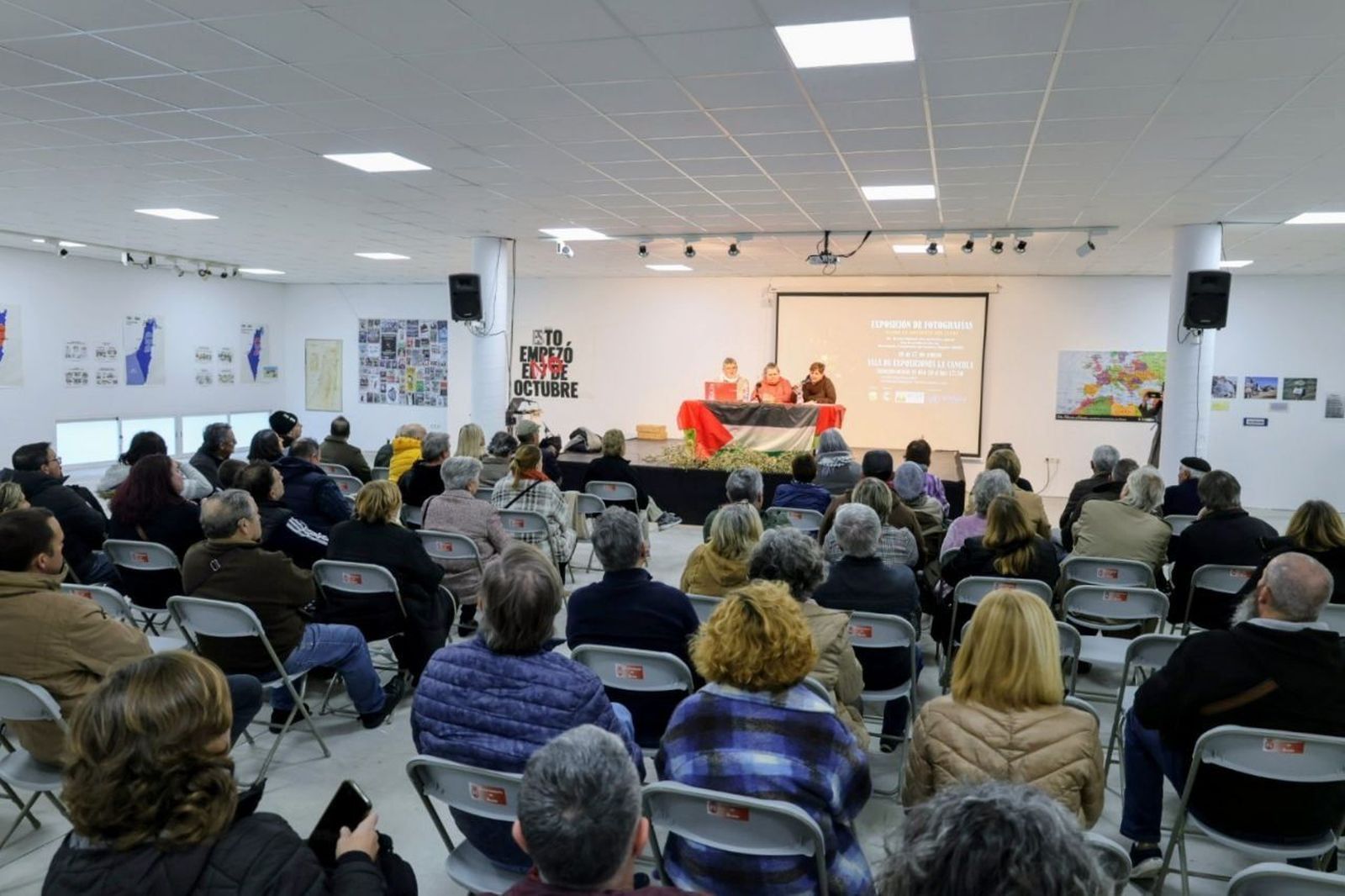 Presentación de la exposición del fotoperiodista gazatí Osama Kahlout