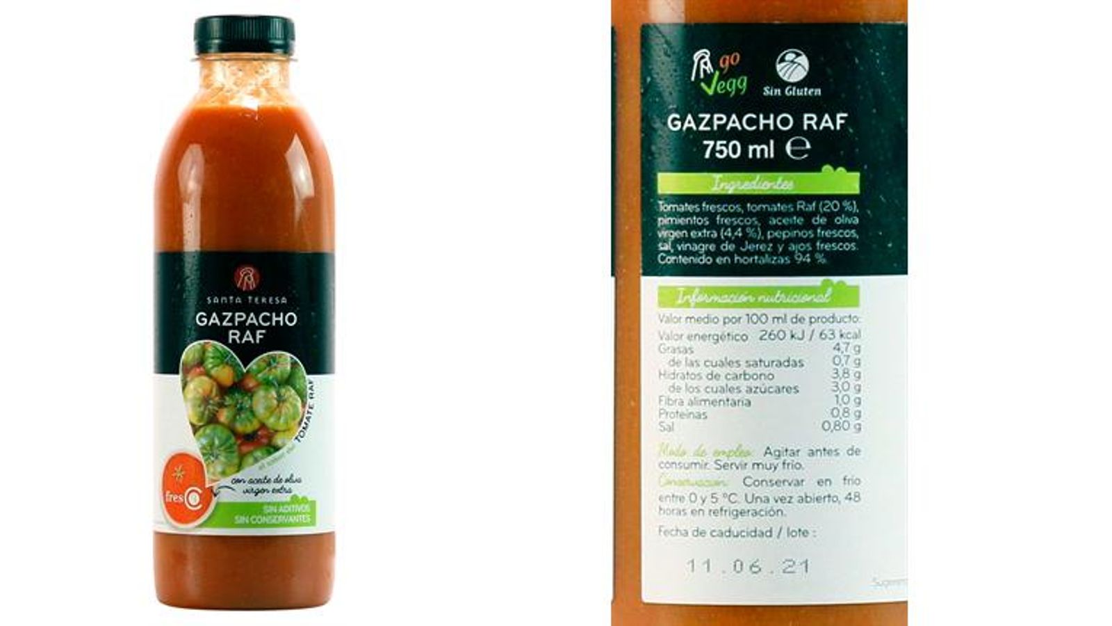 Santa Teres gazpacho RAF