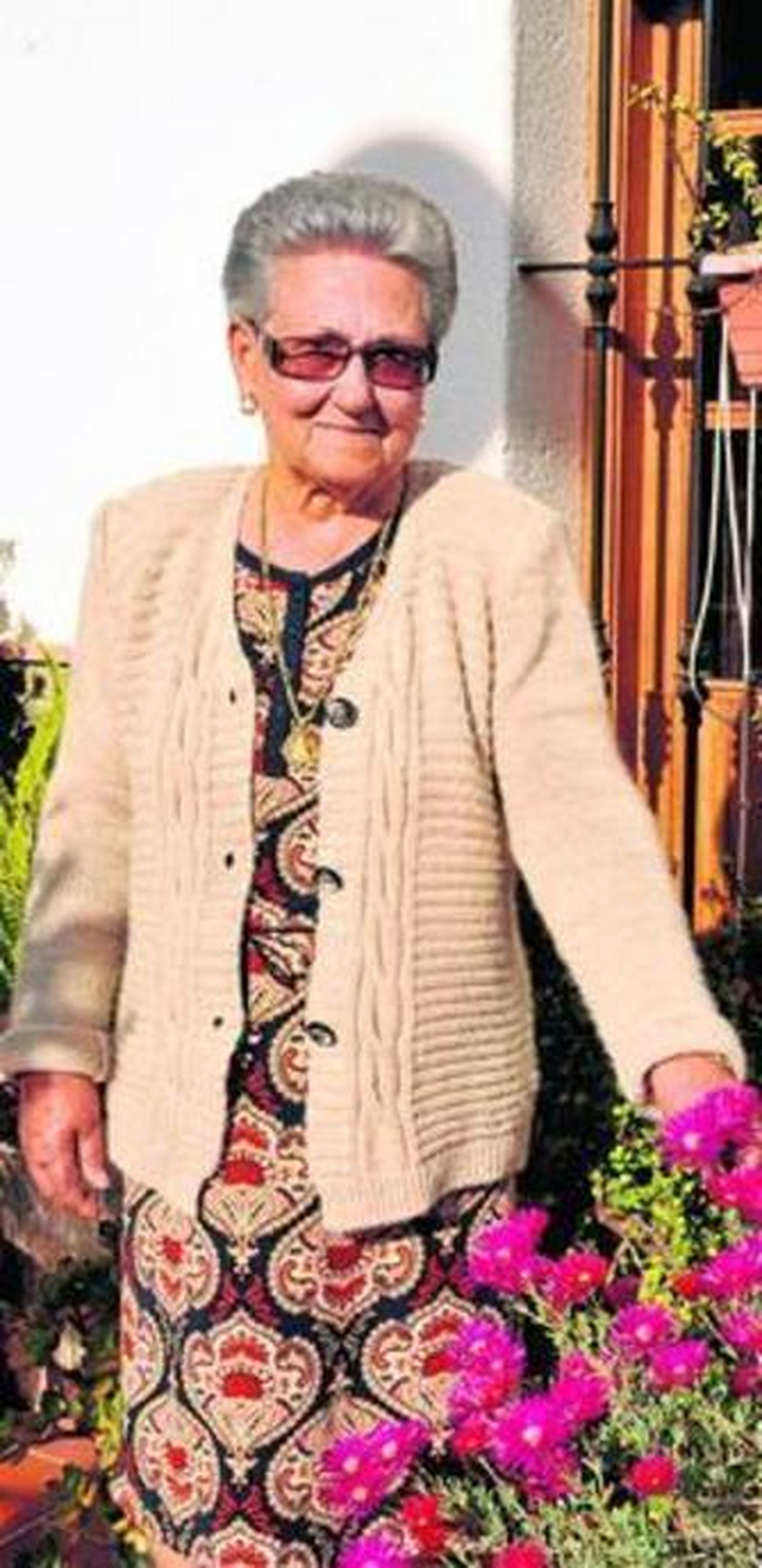 Isabel Trujillano Oliva, hace unos días en el domicilio de una hija, en El Bosque.