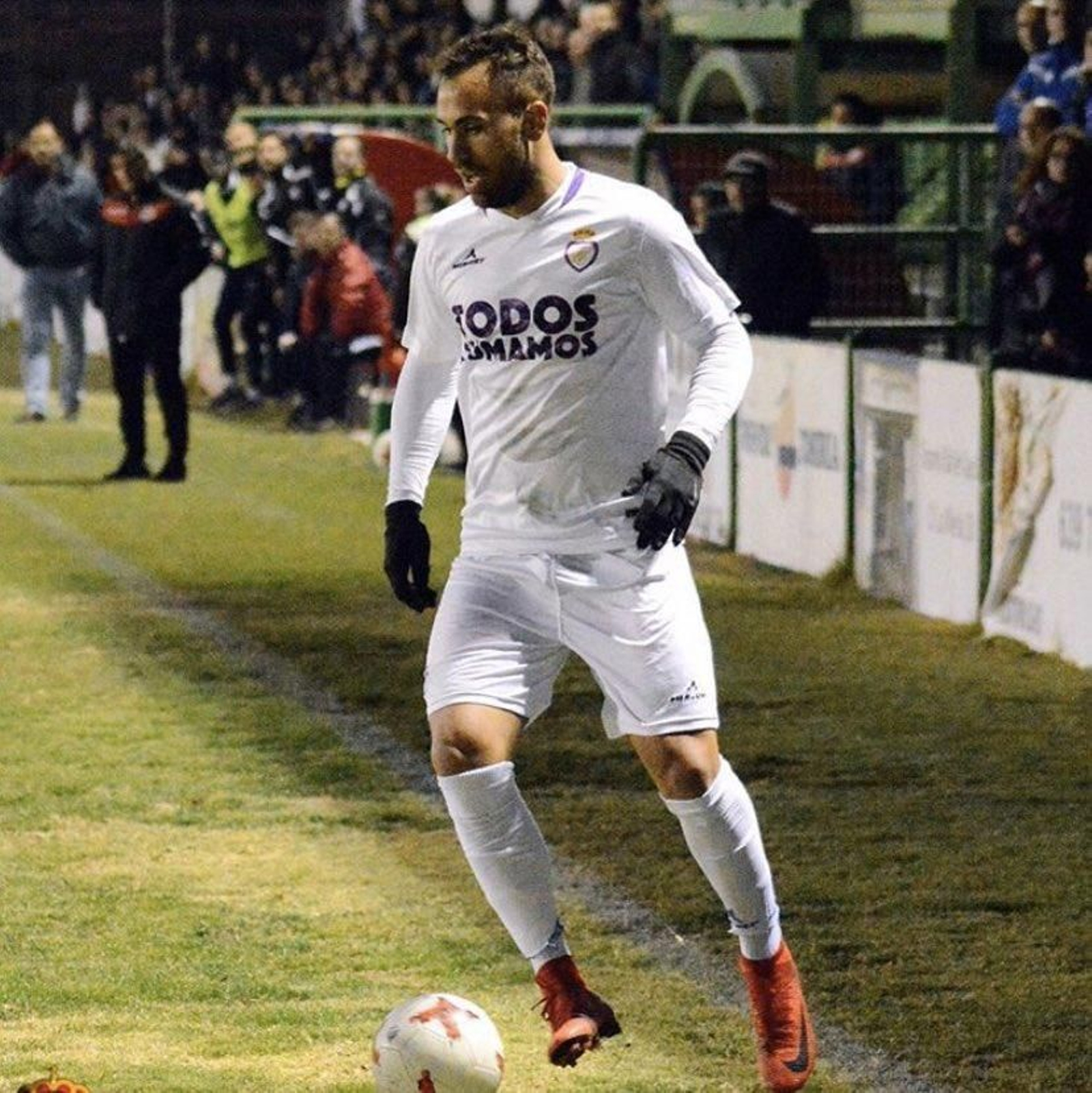 Migue Montes, en su última etapa con el Real Jaén.