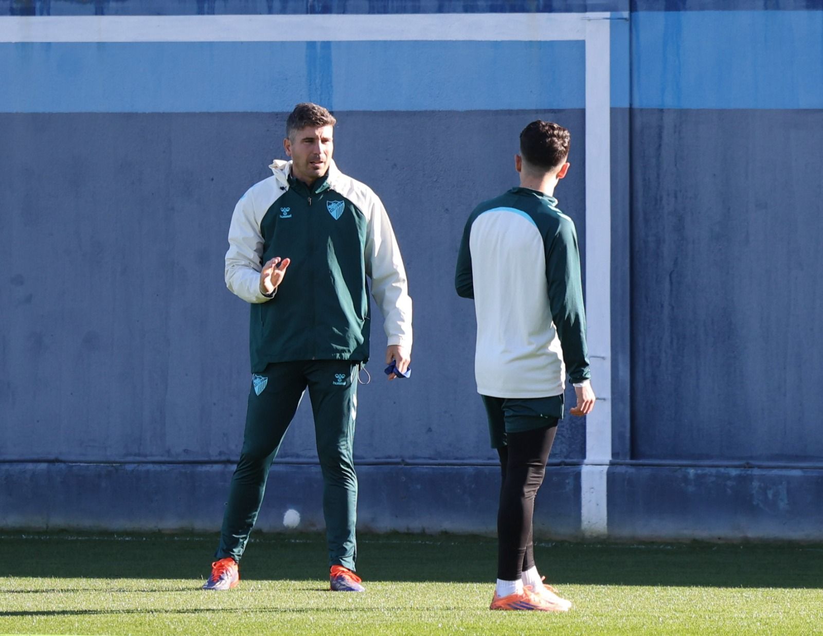 Entrenamiento Málaga CF: Carlos Puga y Haitam, bajas inesperadas